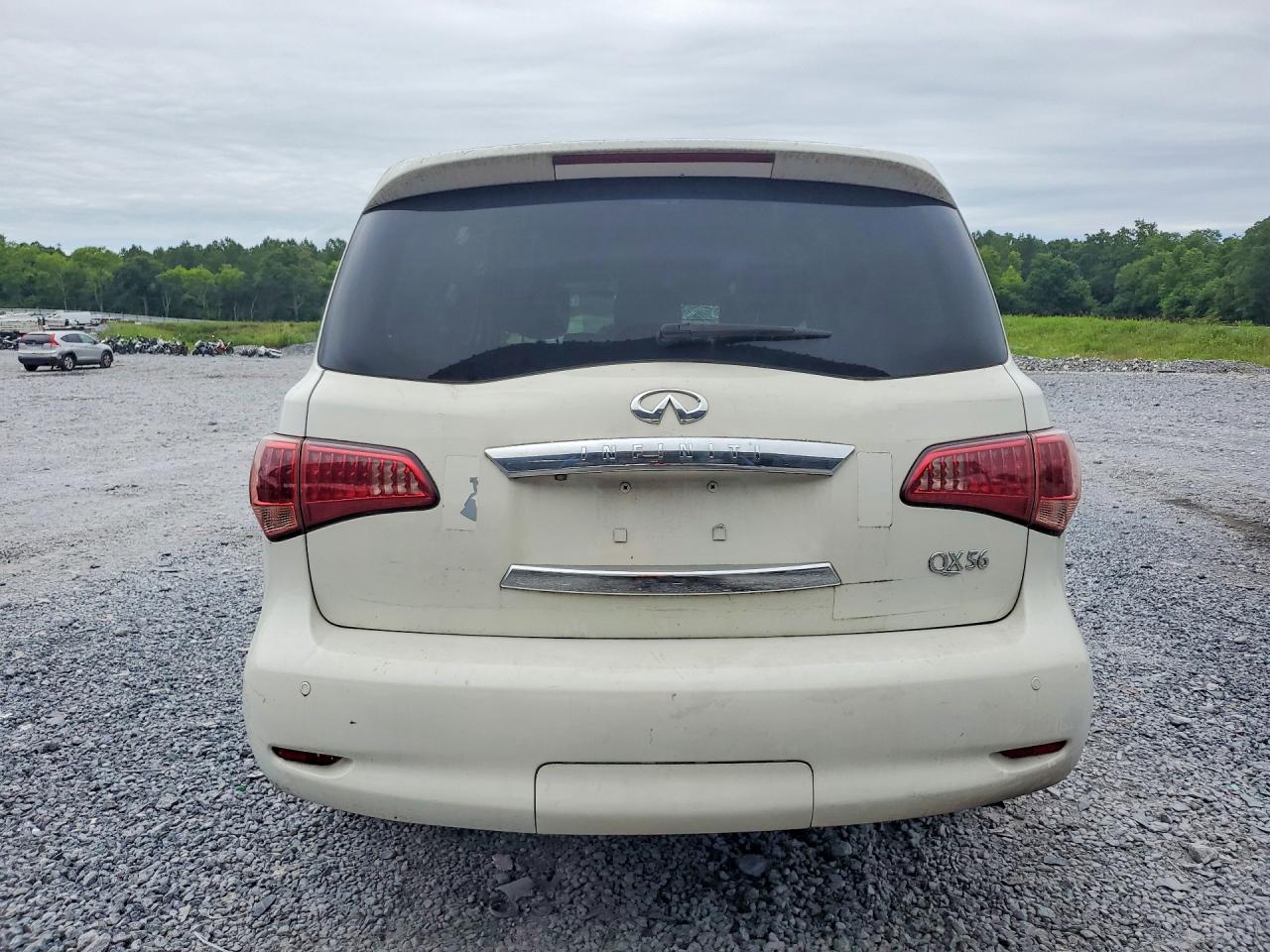 2011 Infiniti Qx56 Base White vin: JN8AZ2NC9B9300681