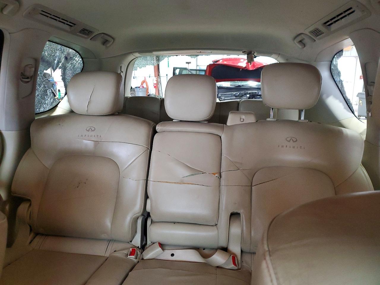 2011 Infiniti Qx56 Base Burgundy vin: JN8AZ2NC9B9301054