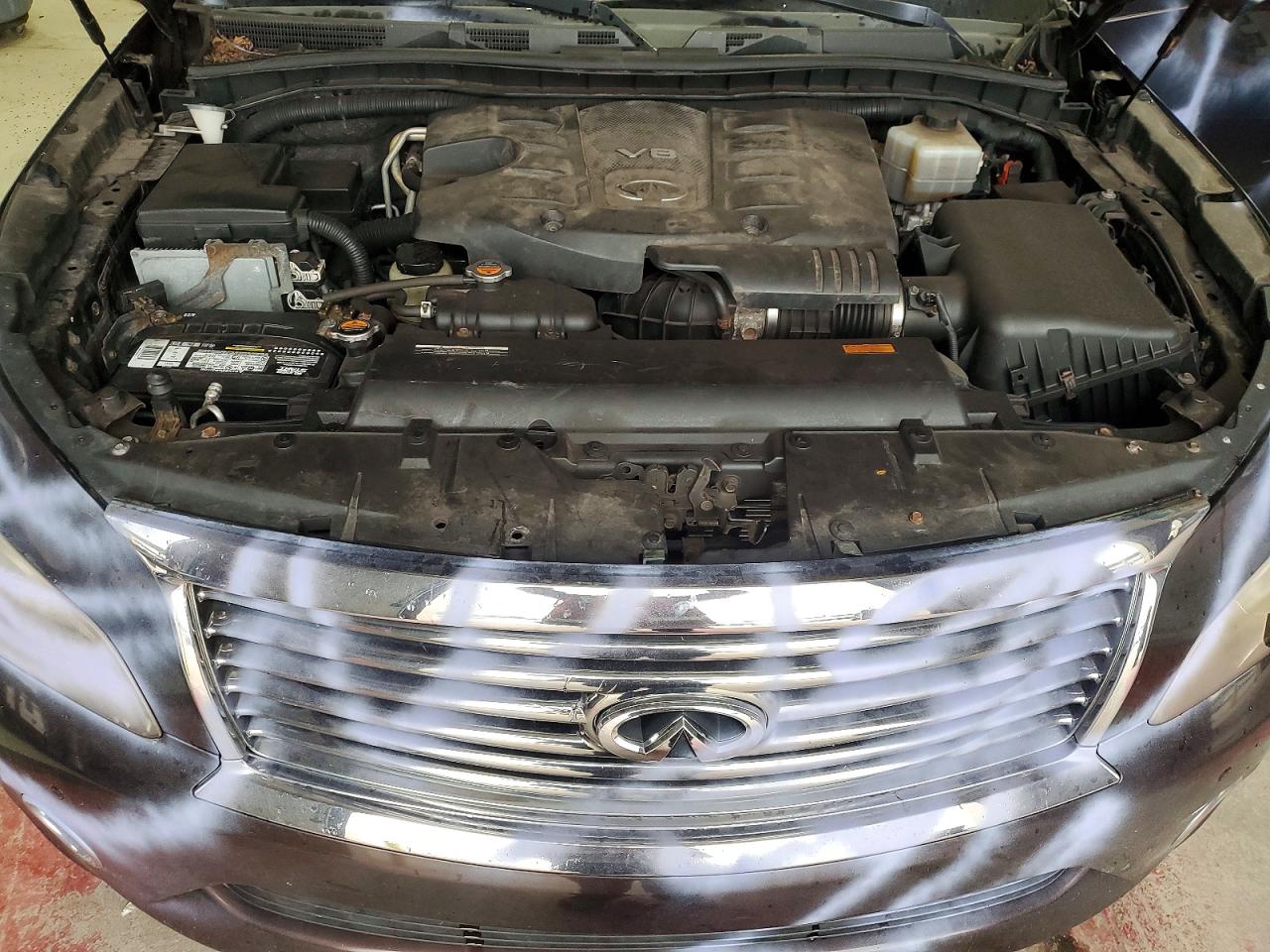 2011 Infiniti Qx56 Base Burgundy vin: JN8AZ2NC9B9301054