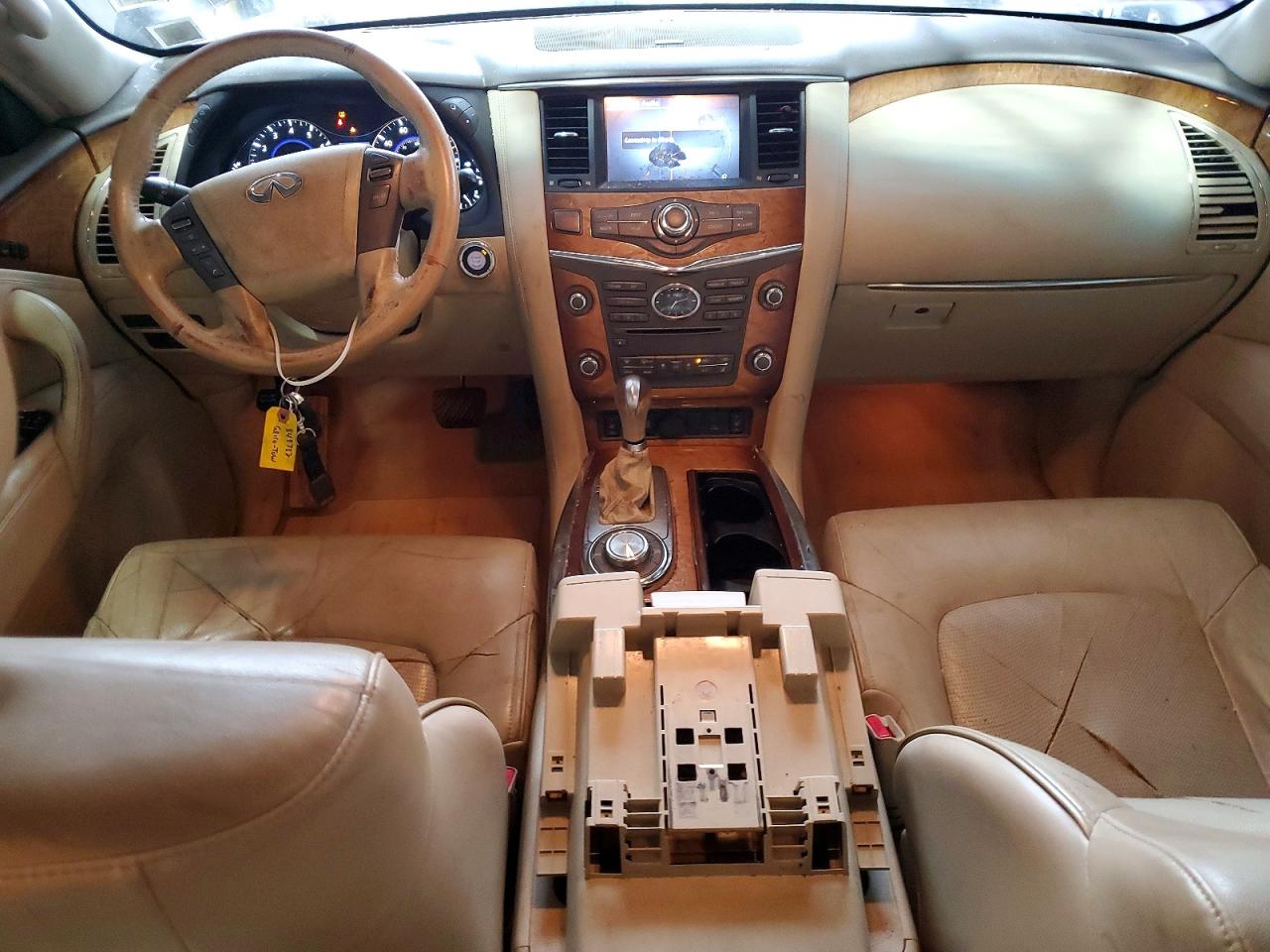 2011 Infiniti Qx56 Base Burgundy vin: JN8AZ2NC9B9301054
