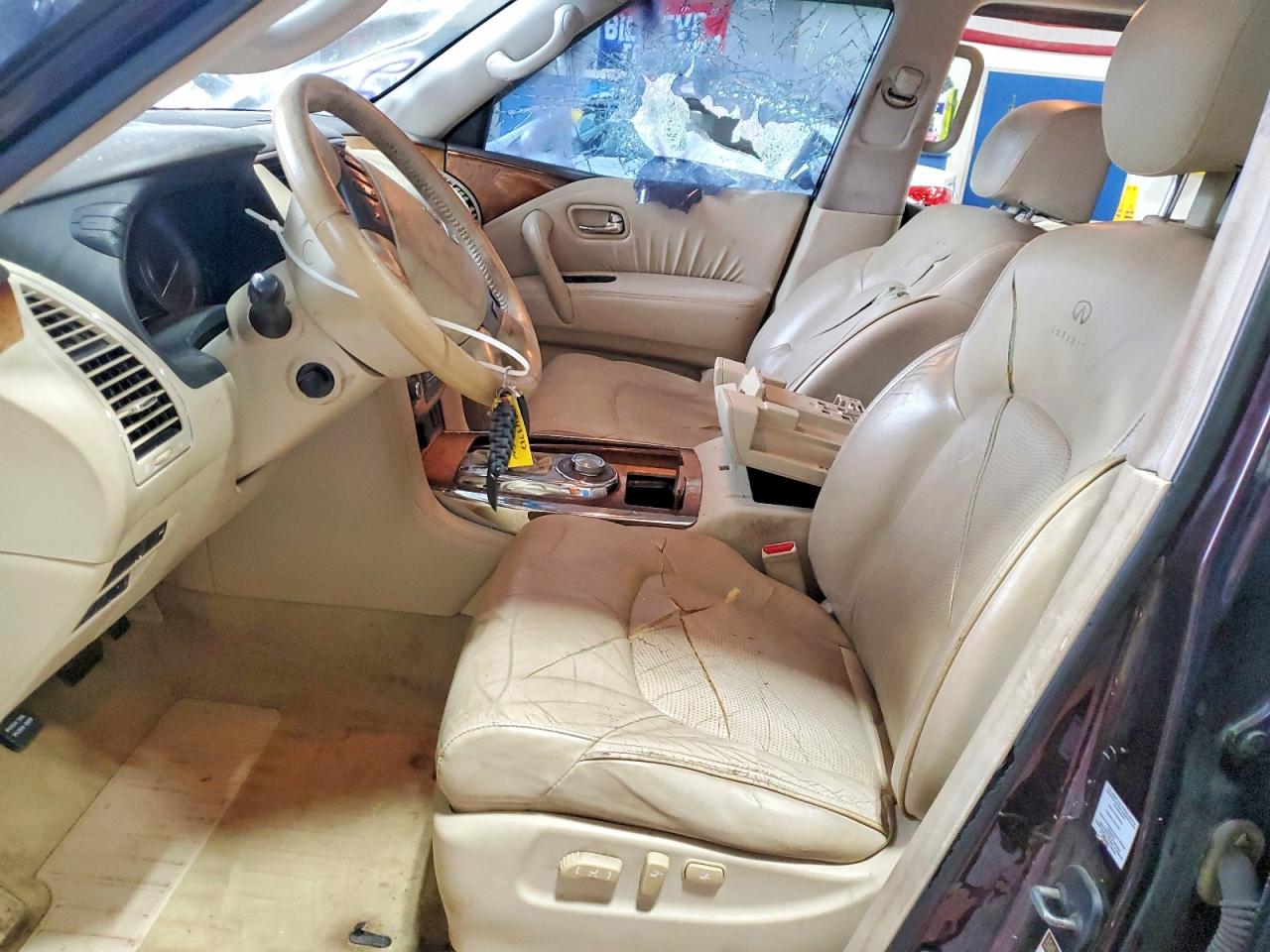 2011 Infiniti Qx56 Base Burgundy vin: JN8AZ2NC9B9301054