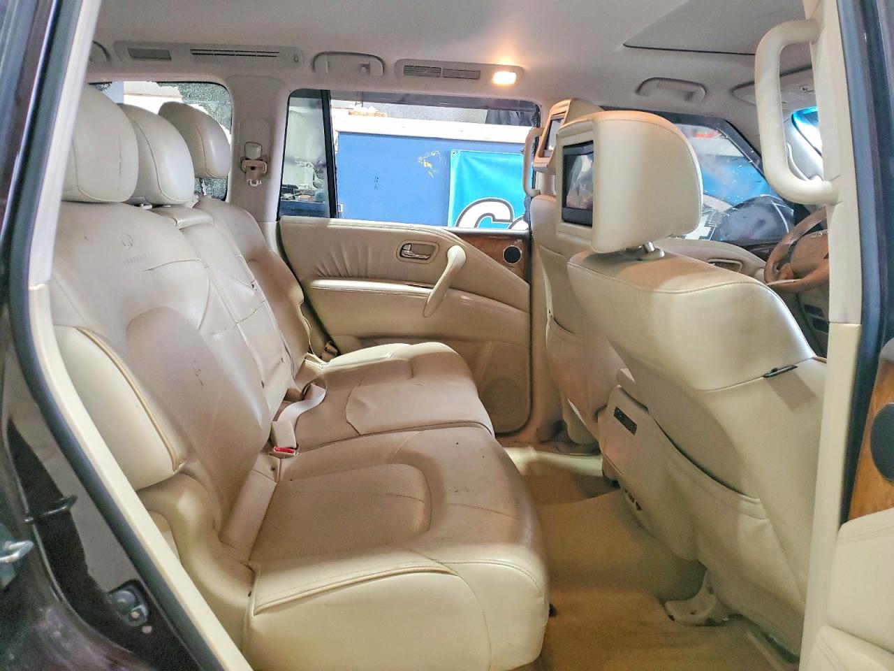 2011 Infiniti Qx56 Base Burgundy vin: JN8AZ2NC9B9301054