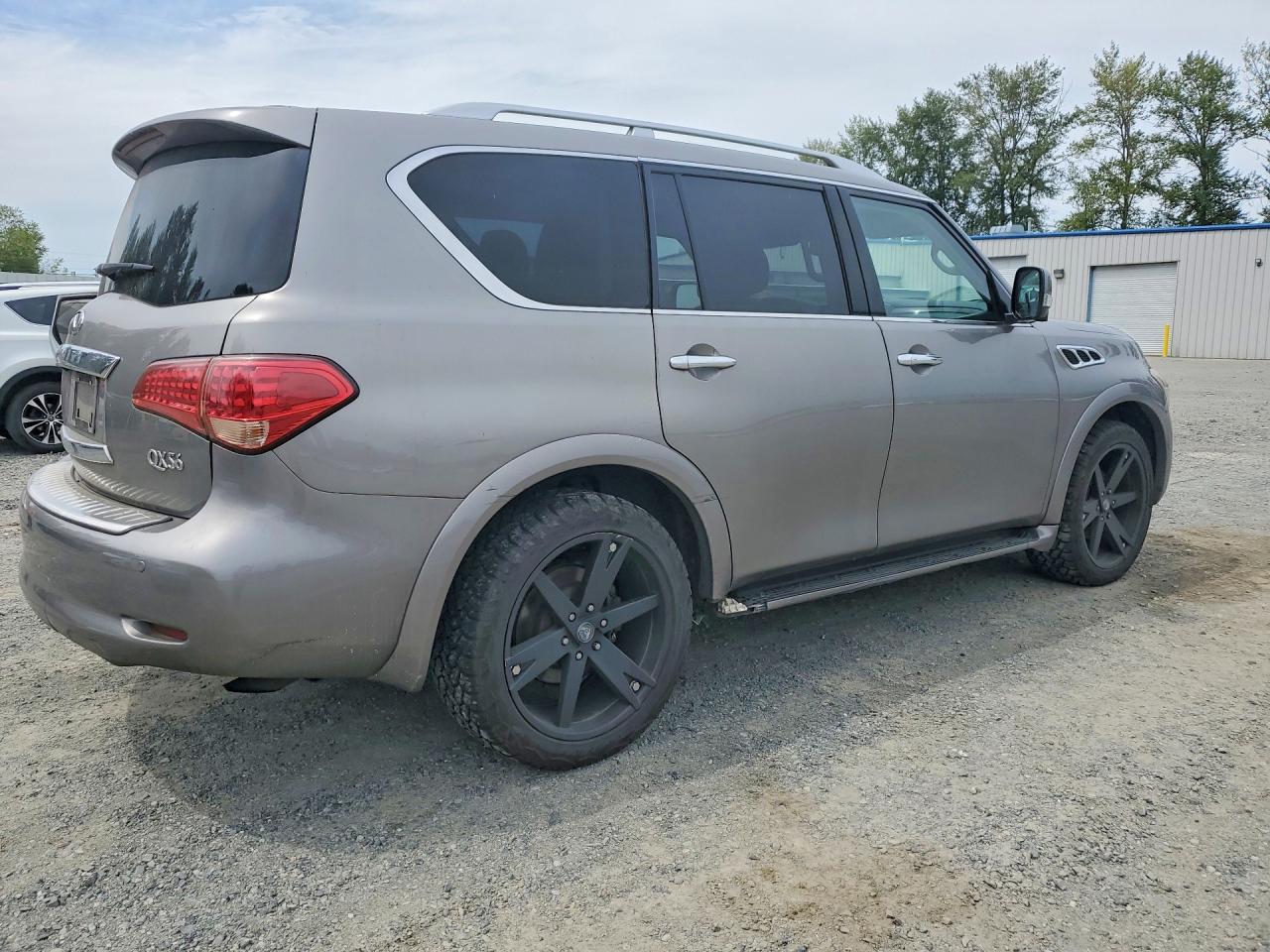 2012 Infiniti Qx56 Base Silver vin: JN8AZ2NC9C9316459
