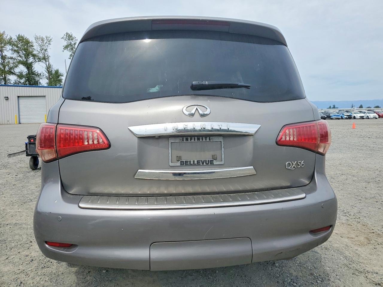 2012 Infiniti Qx56 Base Silver vin: JN8AZ2NC9C9316459