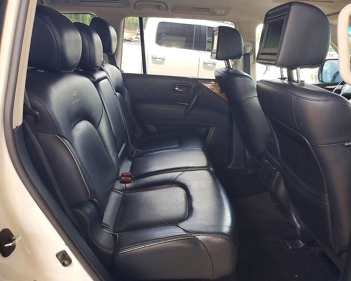 2012 Infiniti Qx56 Base White vin: JN8AZ2NC9C9317529