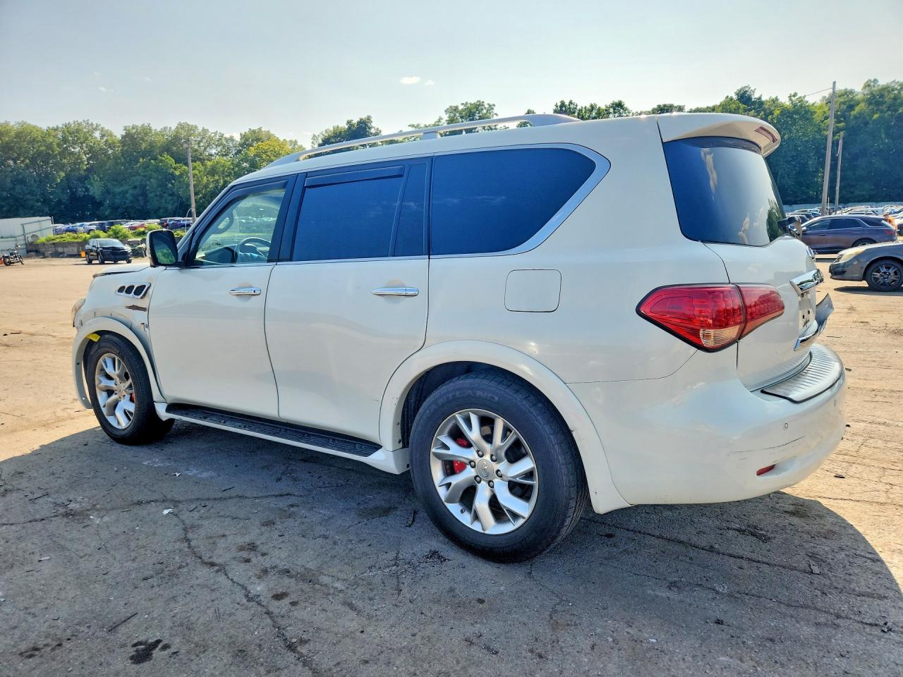 2014 Infiniti Qx80 Base Белый vin: JN8AZ2NC9E9352591