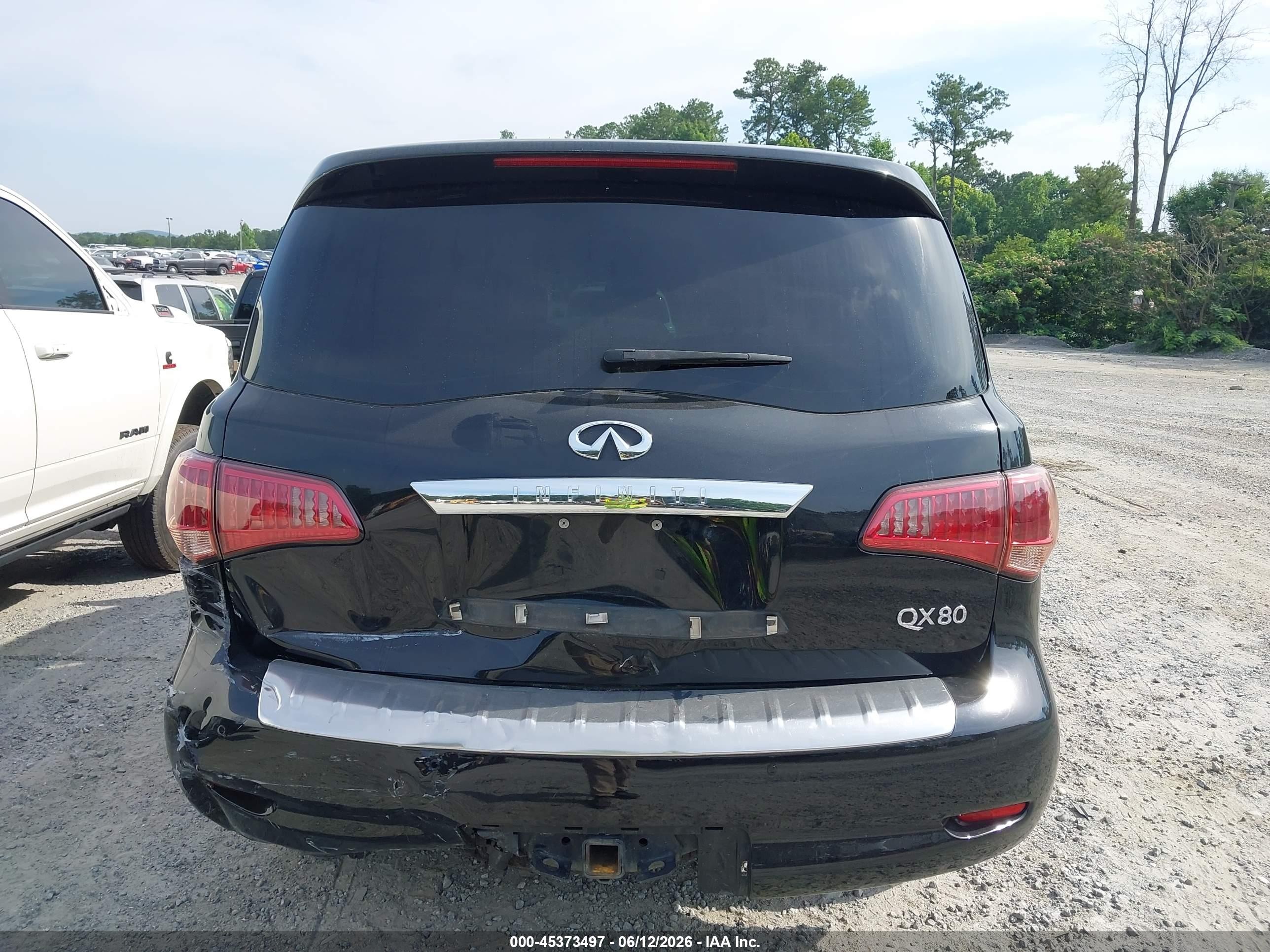 2015 Infiniti Qx80   Black vin: JN8AZ2NC9F9370459