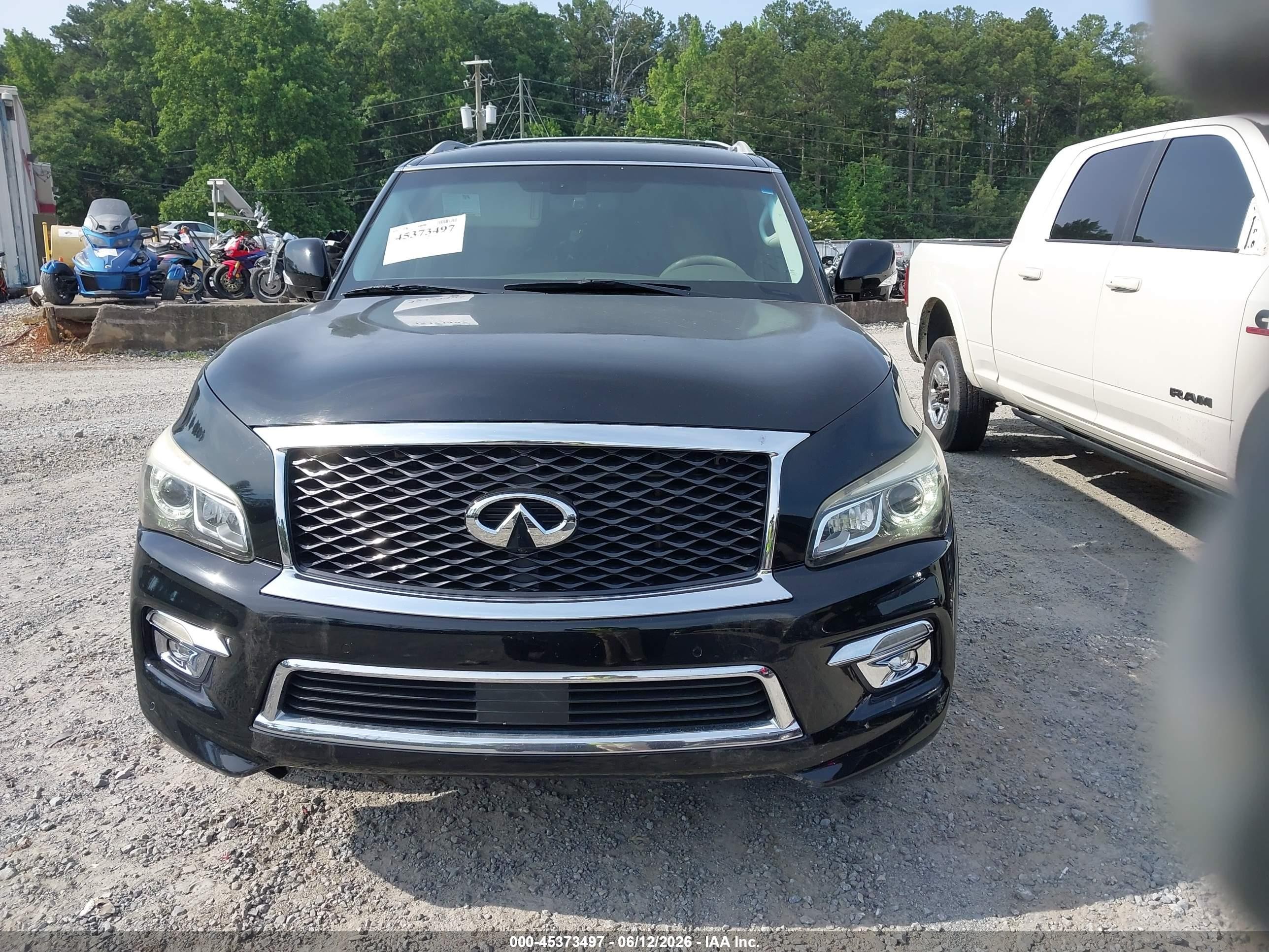 2015 Infiniti Qx80   Black vin: JN8AZ2NC9F9370459