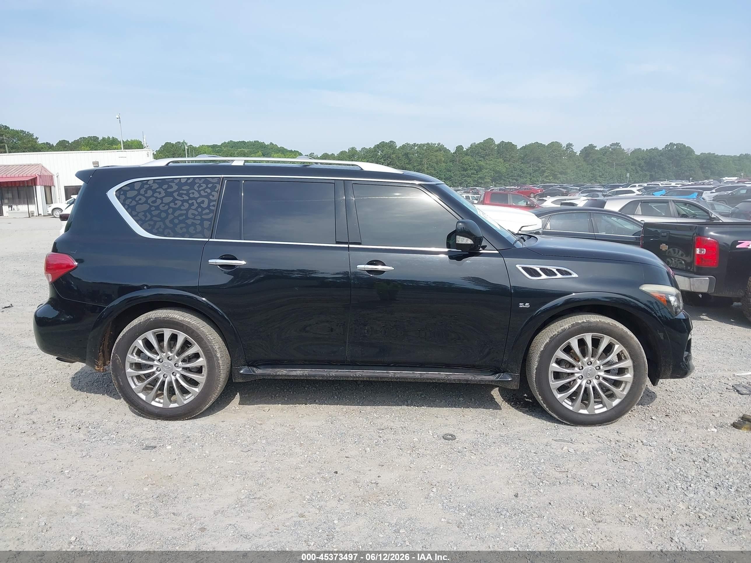 2015 Infiniti Qx80   Black vin: JN8AZ2NC9F9370459