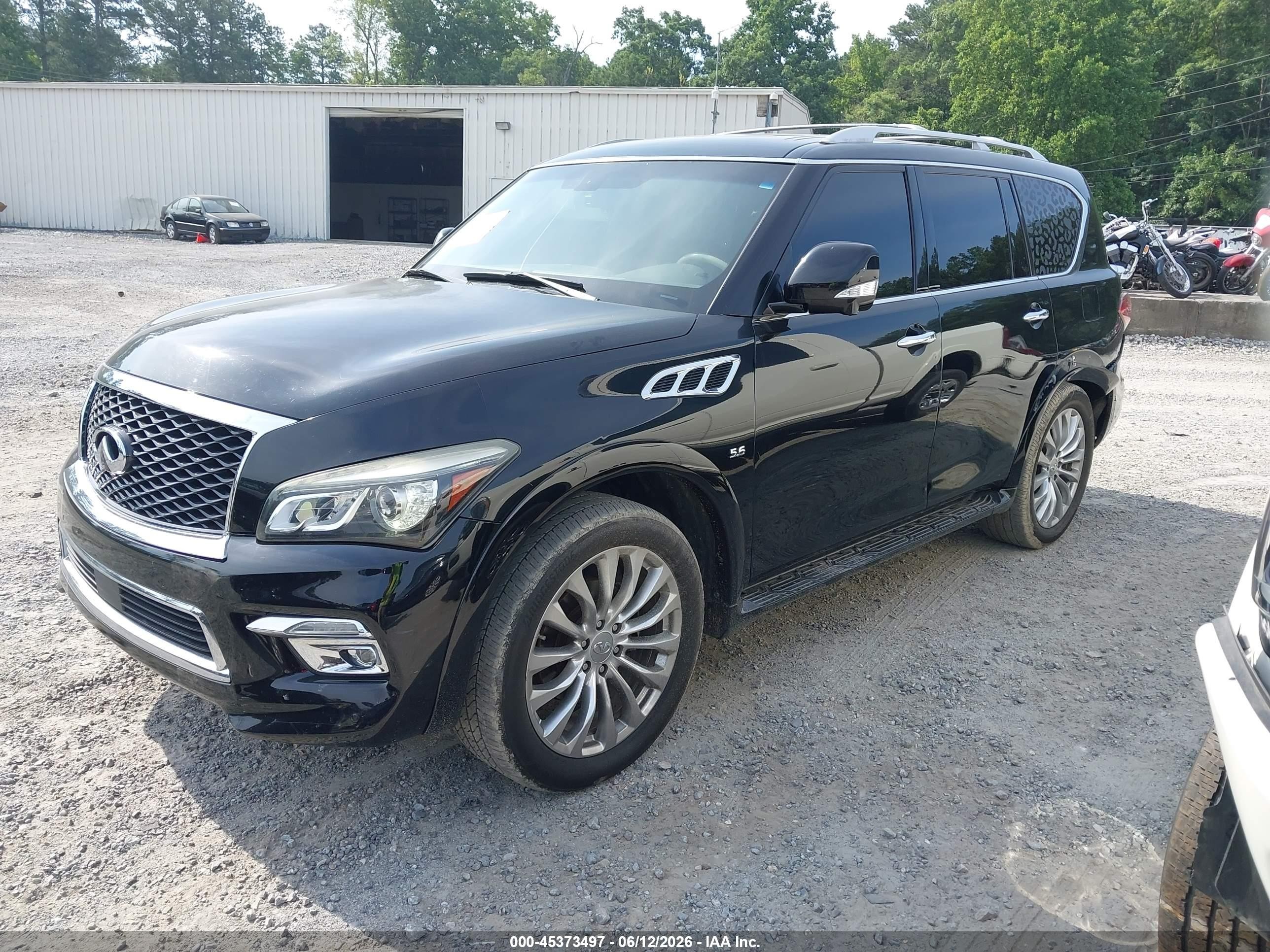 2015 Infiniti Qx80   Black vin: JN8AZ2NC9F9370459