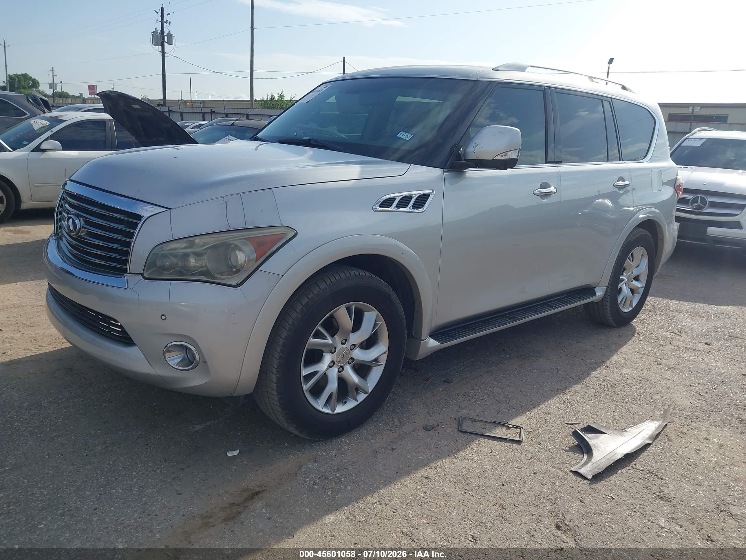 2011 Infiniti Qx56   Silver vin: JN8AZ2ND0B9700959