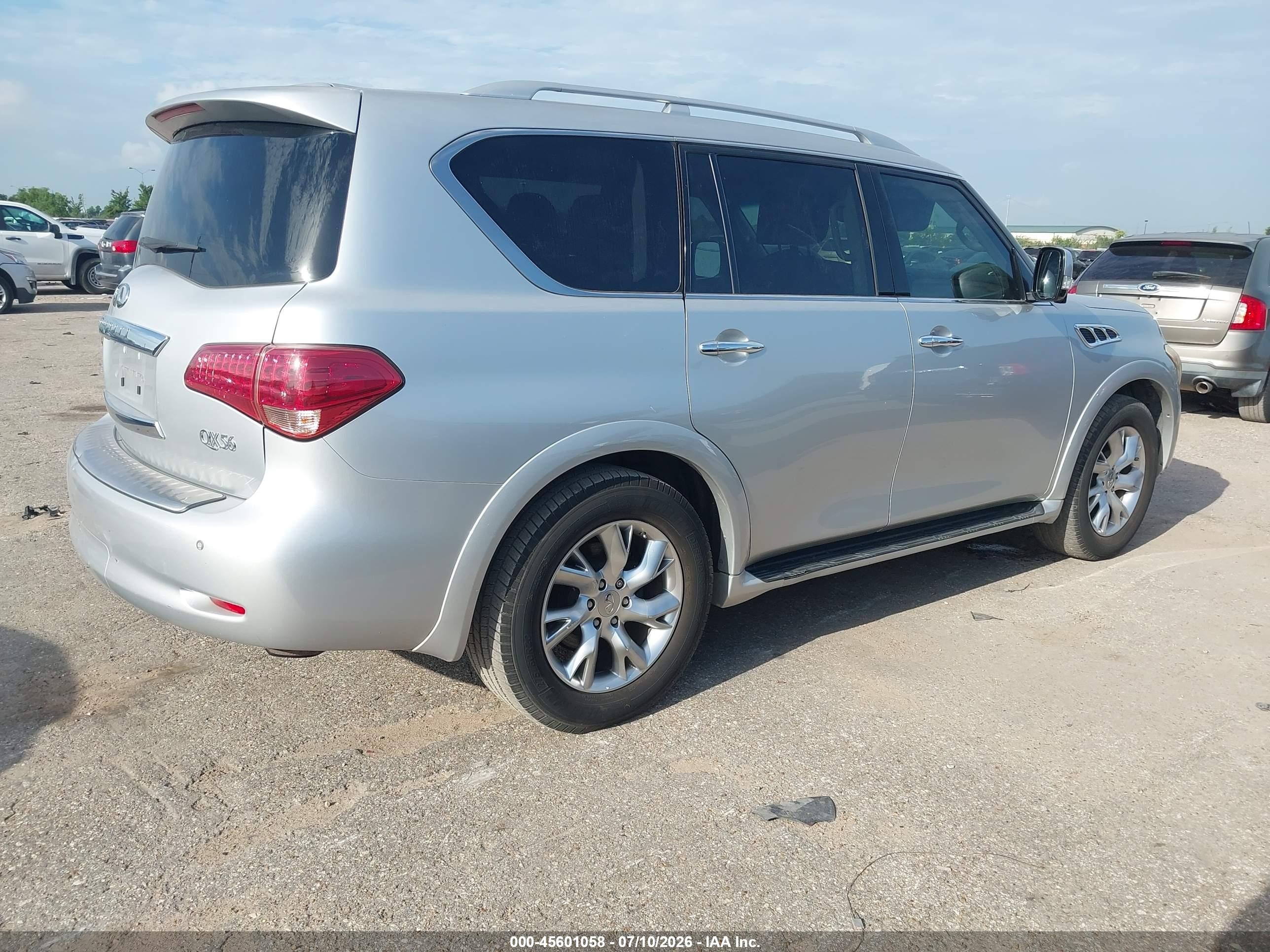2011 Infiniti Qx56   Silver vin: JN8AZ2ND0B9700959