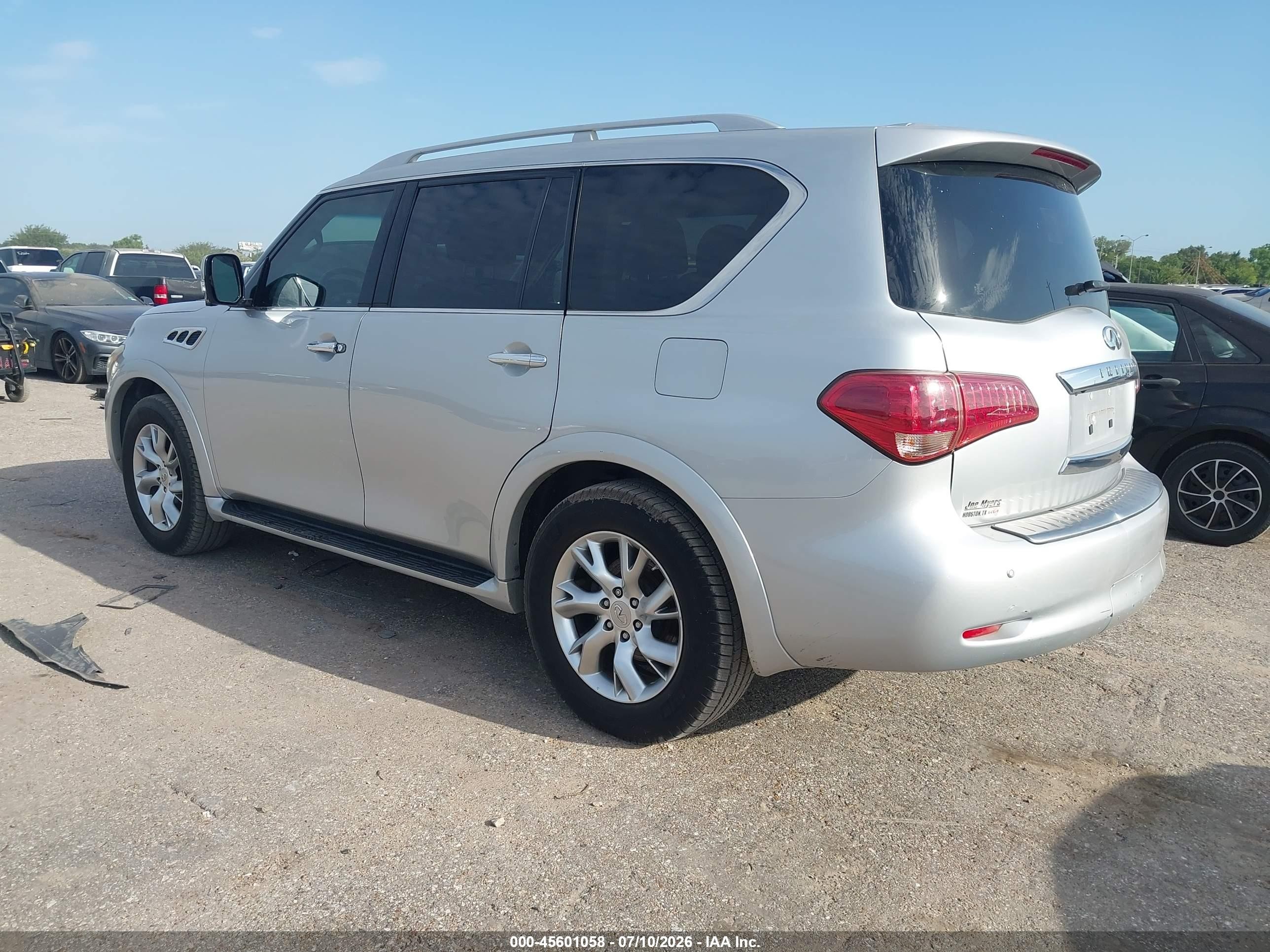 2011 Infiniti Qx56   Silver vin: JN8AZ2ND0B9700959