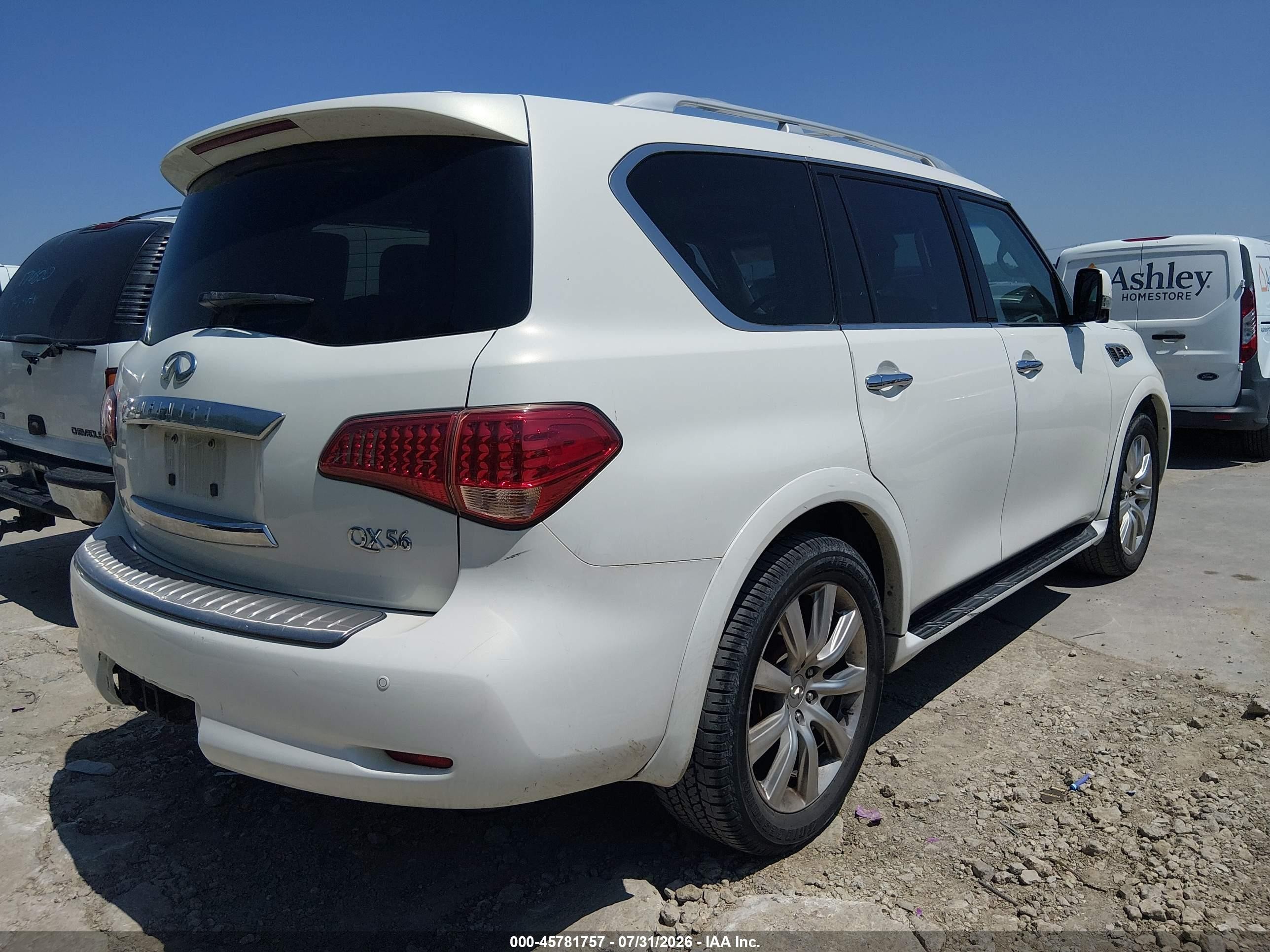 2011 Infiniti Qx56   Белый vin: JN8AZ2ND0B9701383