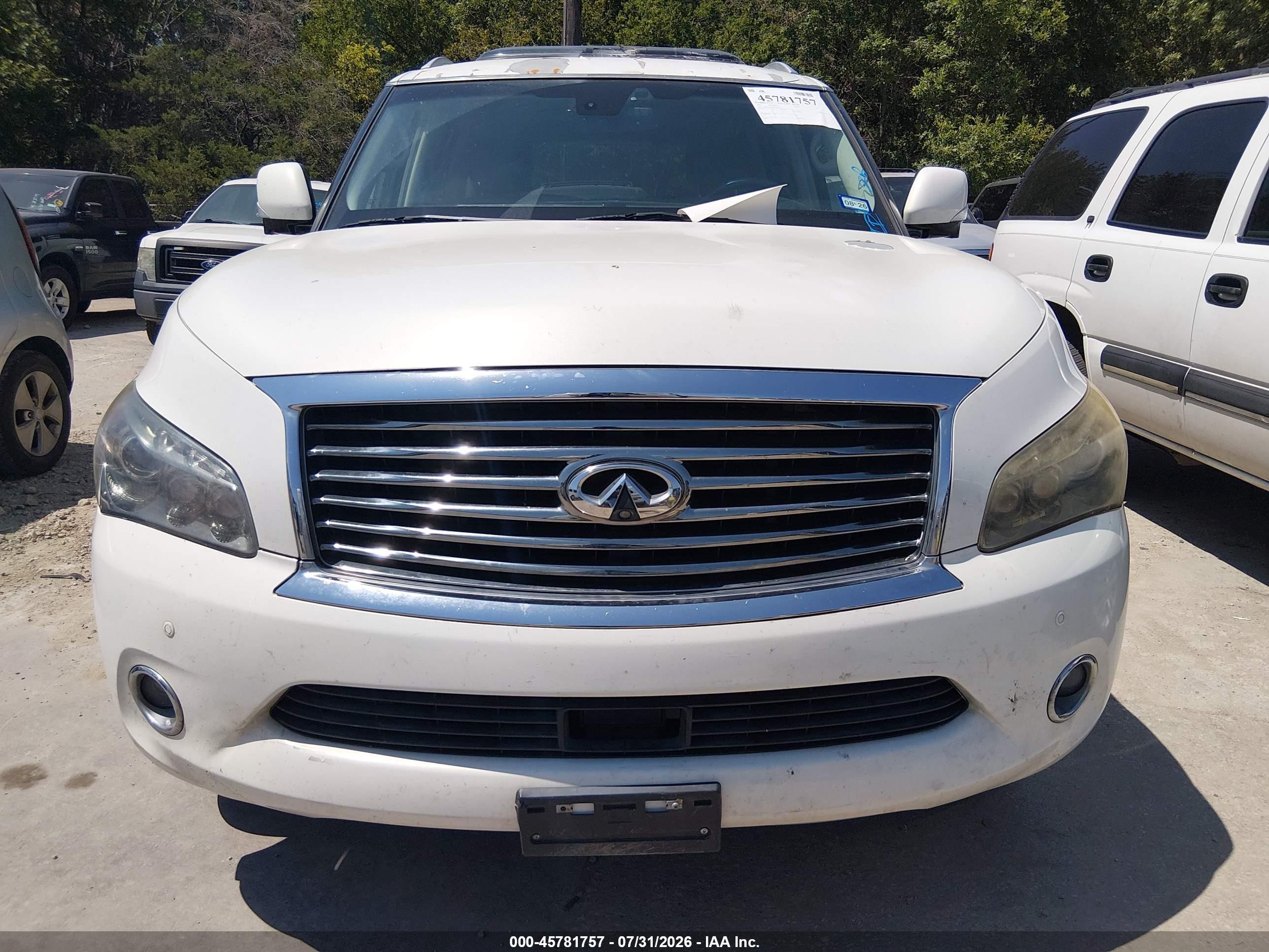 2011 Infiniti Qx56   Белый vin: JN8AZ2ND0B9701383