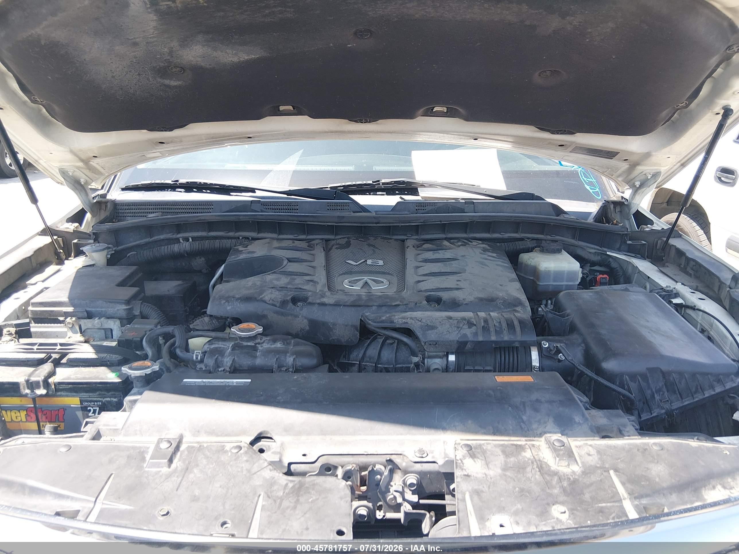 2011 Infiniti Qx56   Белый vin: JN8AZ2ND0B9701383