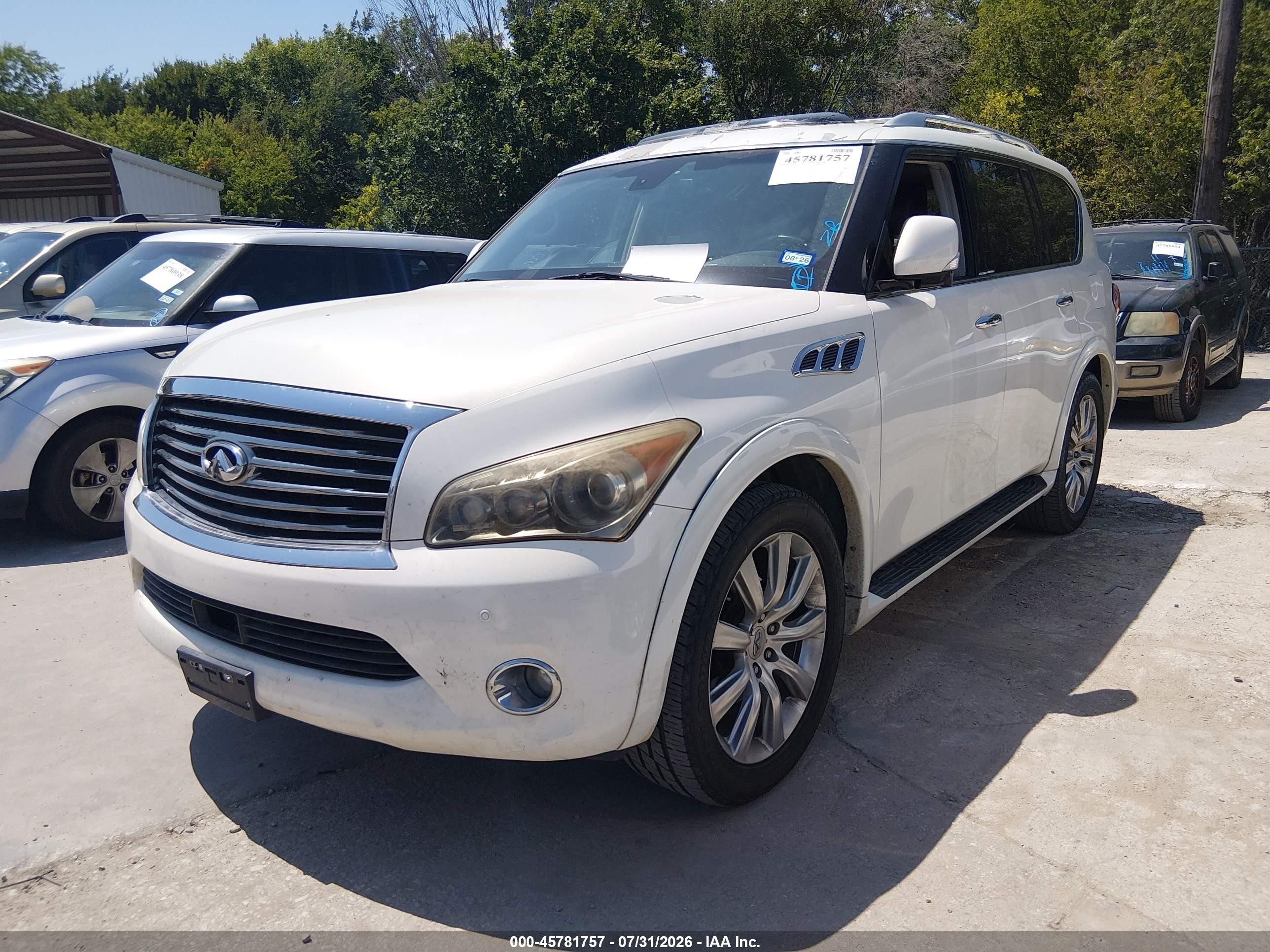 2011 Infiniti Qx56   Белый vin: JN8AZ2ND0B9701383