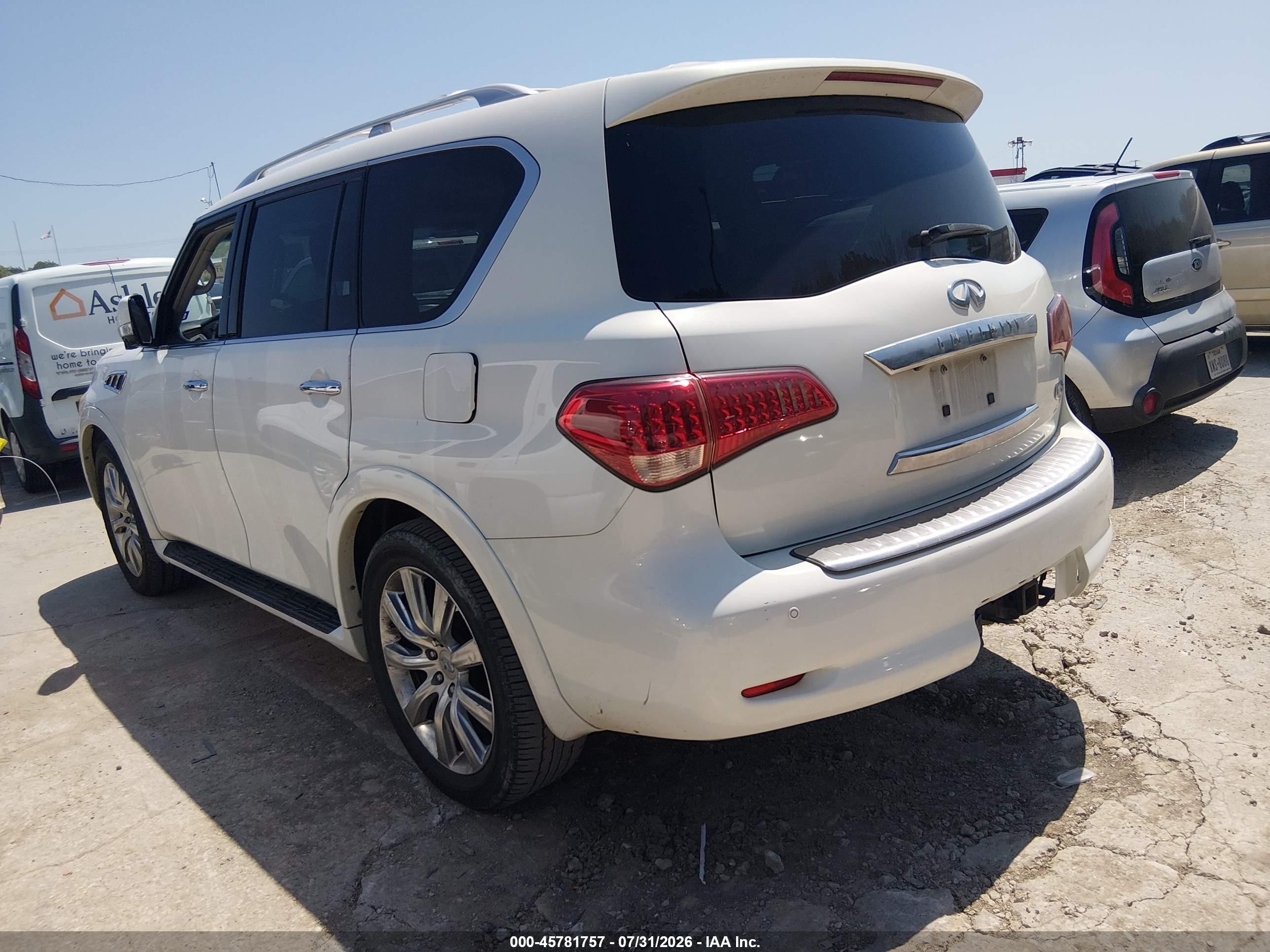 2011 Infiniti Qx56   Белый vin: JN8AZ2ND0B9701383