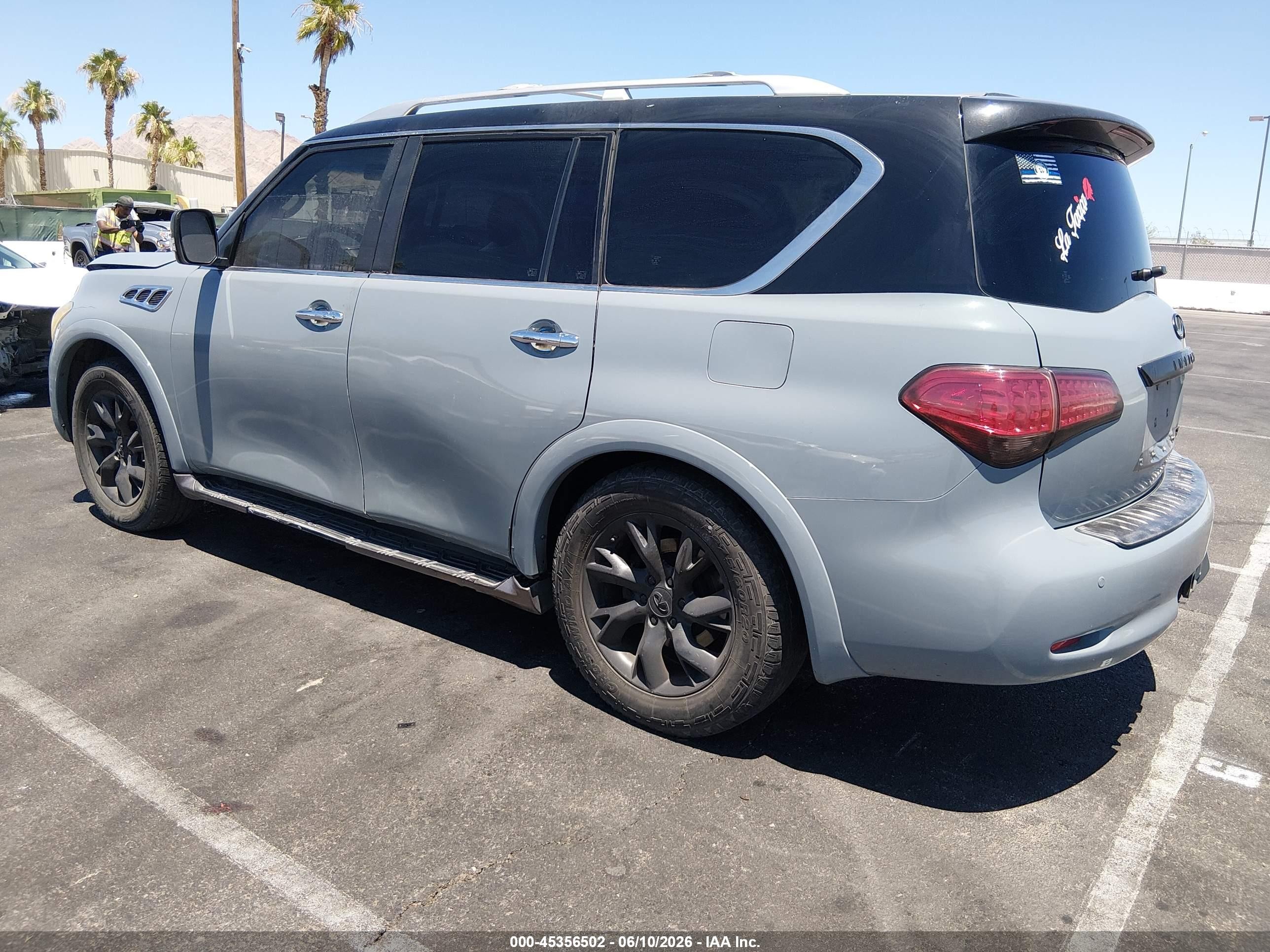 2011 Infiniti Qx56   Pewter vin: JN8AZ2ND0B9701514