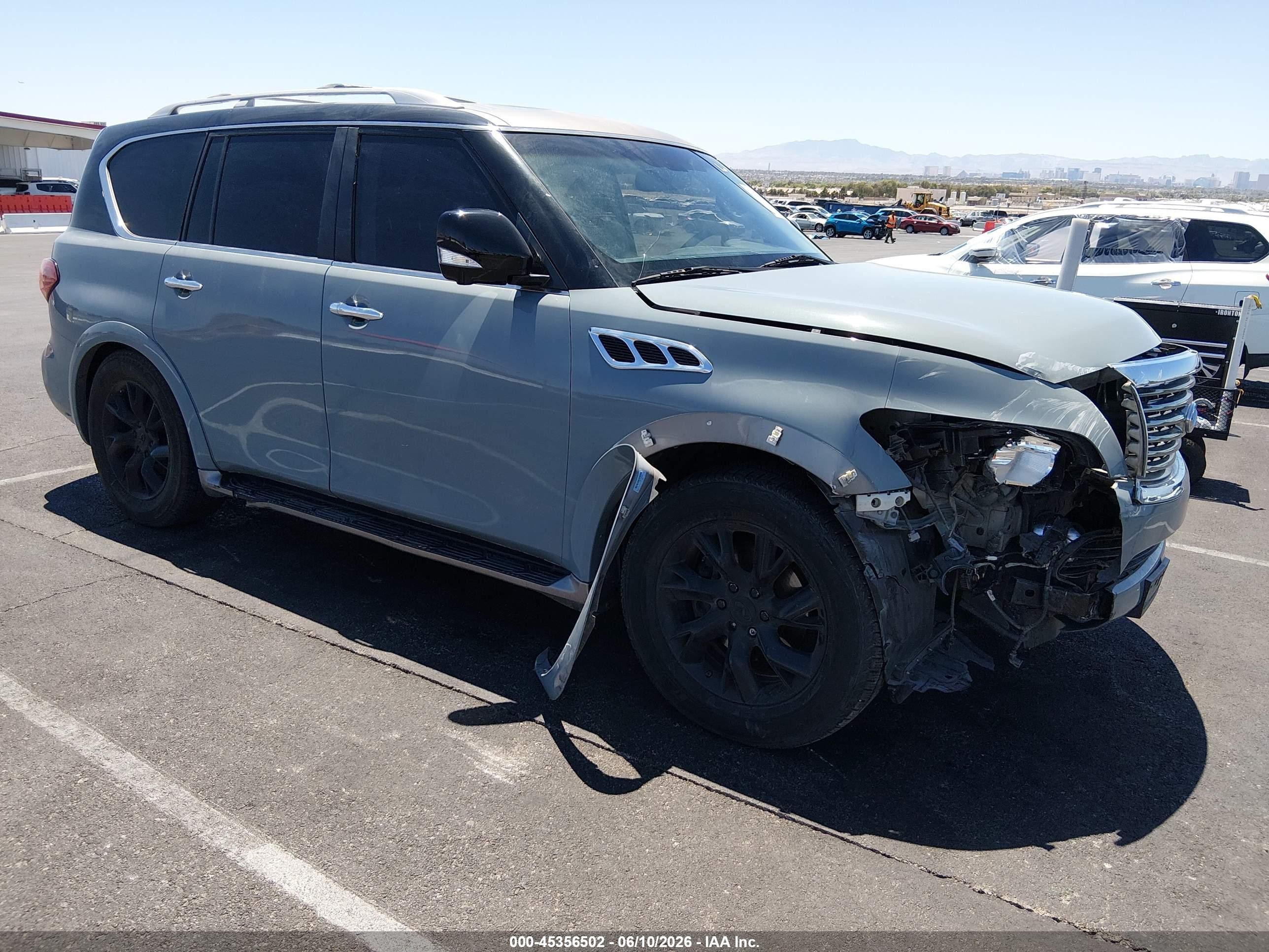 2011 Infiniti Qx56   Pewter vin: JN8AZ2ND0B9701514