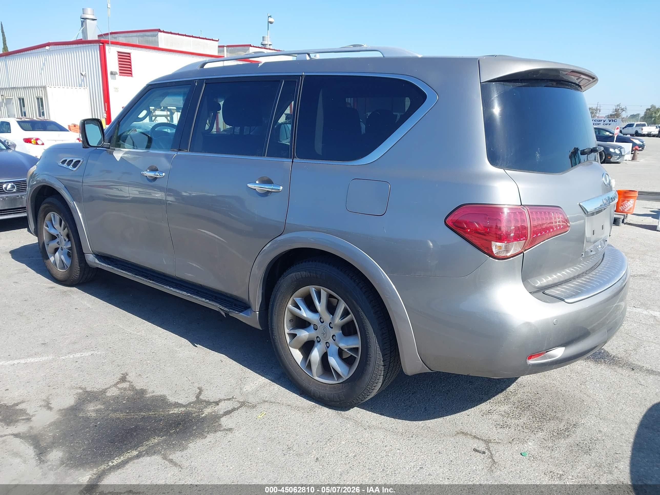 2011 Infiniti Qx56   Silver vin: JN8AZ2ND0B9701898