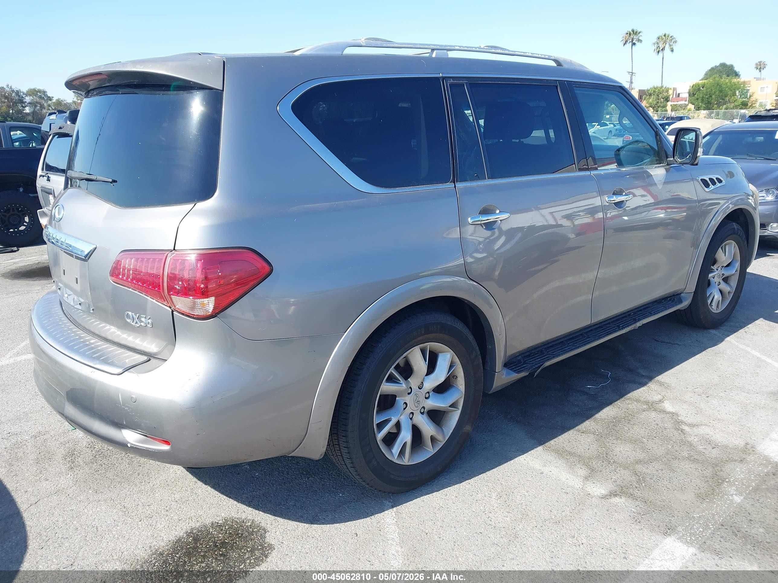 2011 Infiniti Qx56   Silver vin: JN8AZ2ND0B9701898