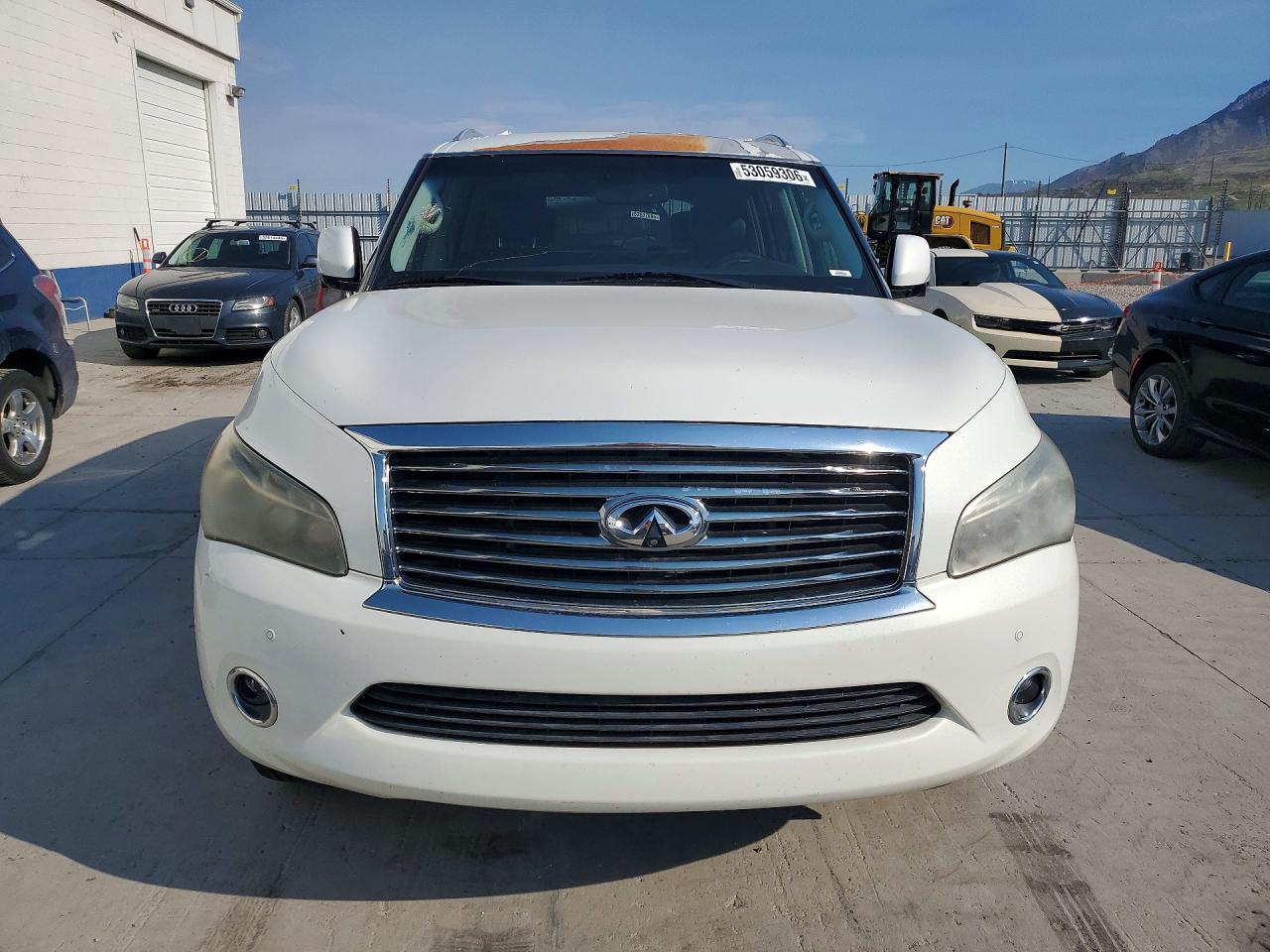 2012 Infiniti Qx56 Base White vin: JN8AZ2ND1C9716105