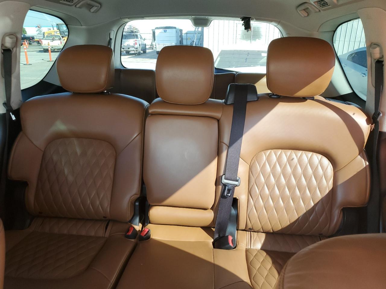 2018 Infiniti Qx80 Base White vin: JN8AZ2ND1J9840288