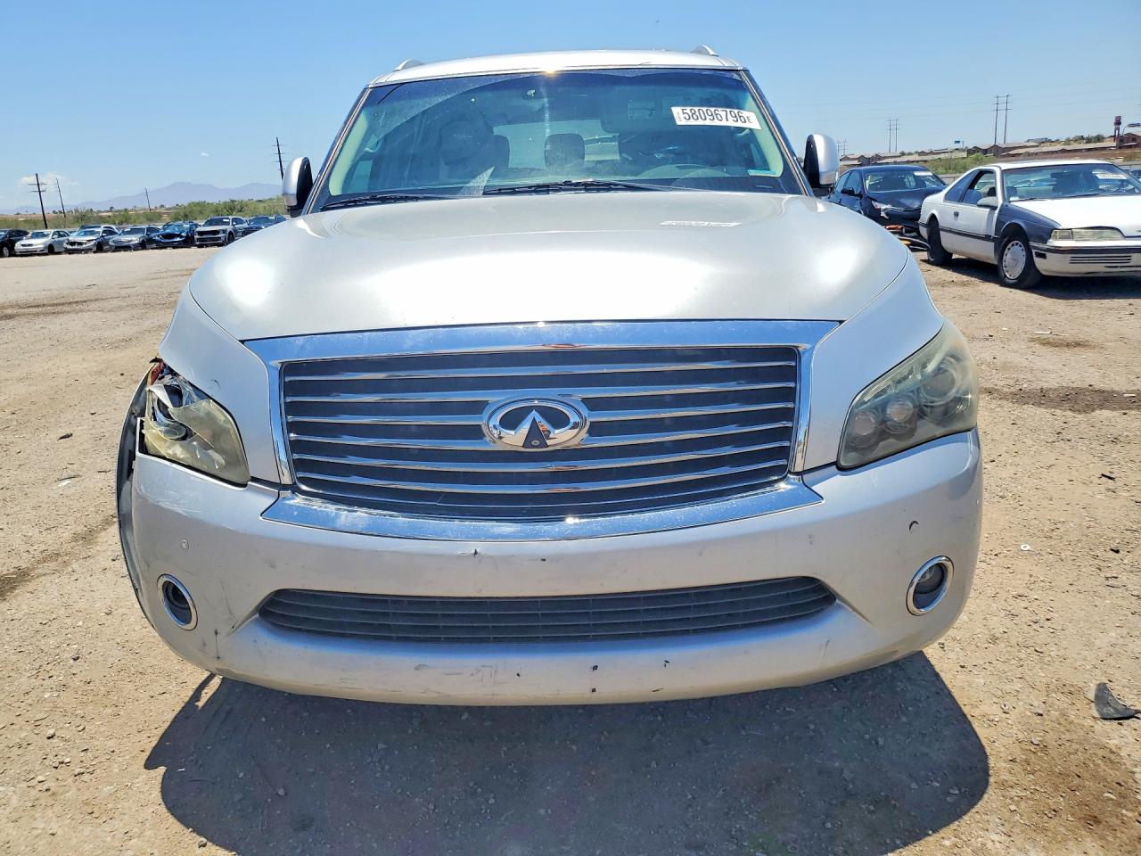 2012 Infiniti Qx56 Base Silver vin: JN8AZ2ND2C9715285