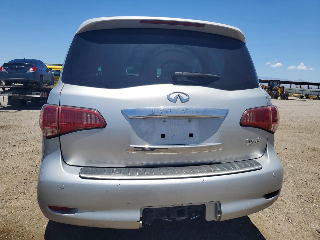 2012 Infiniti Qx56 Base Silver vin: JN8AZ2ND2C9715285