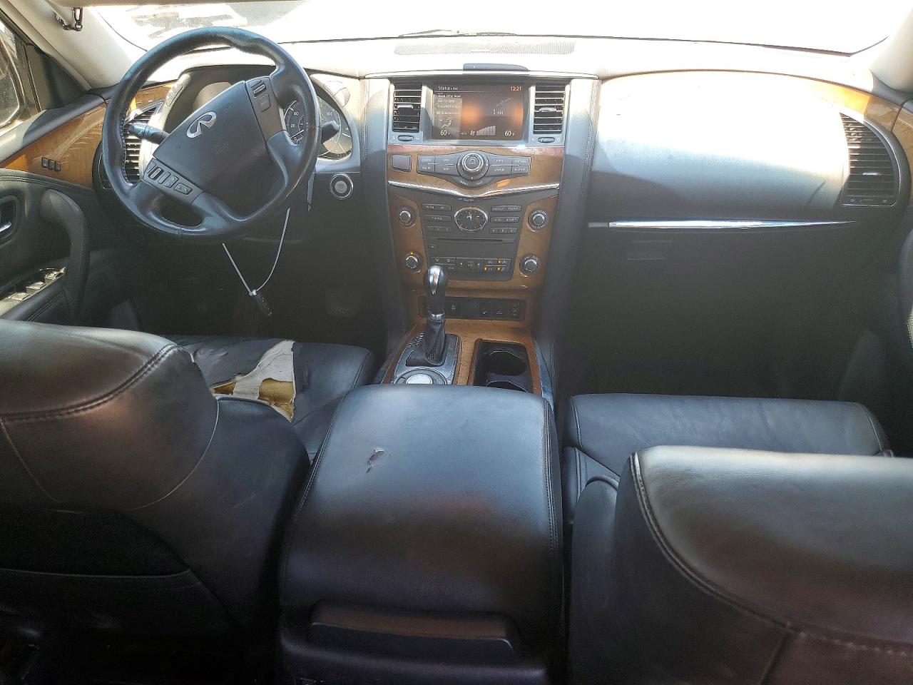 2012 Infiniti Qx56 Base Silver vin: JN8AZ2ND2C9715285