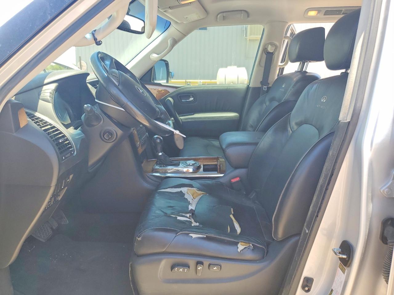 2012 Infiniti Qx56 Base Silver vin: JN8AZ2ND2C9715285