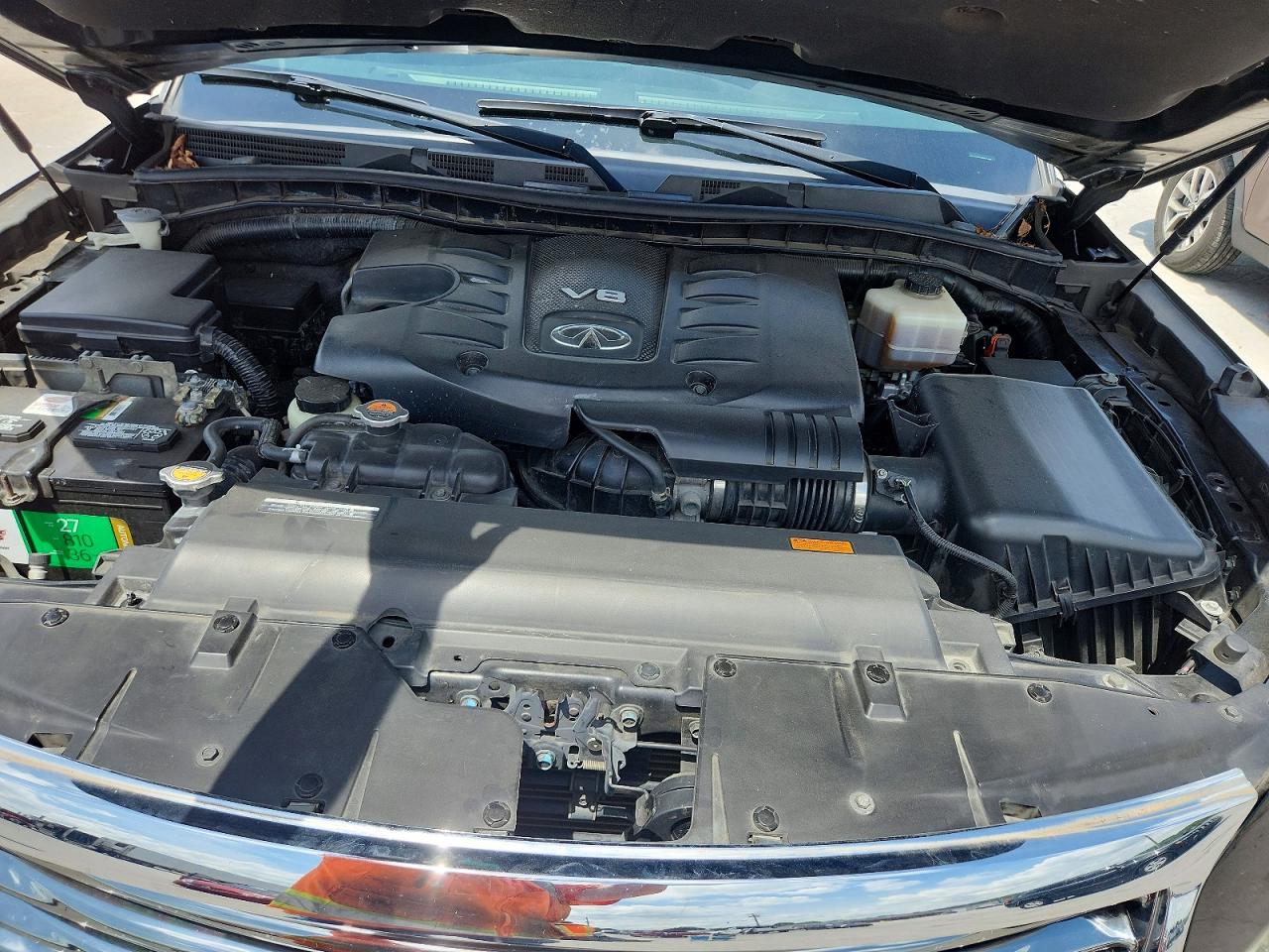2012 Infiniti Qx56 Base Черный vin: JN8AZ2ND2C9715335