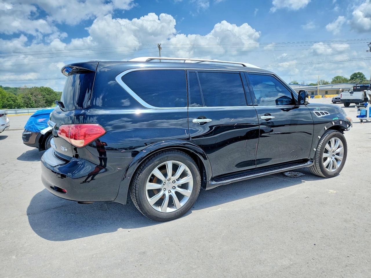 2012 Infiniti Qx56 Base Черный vin: JN8AZ2ND2C9715335