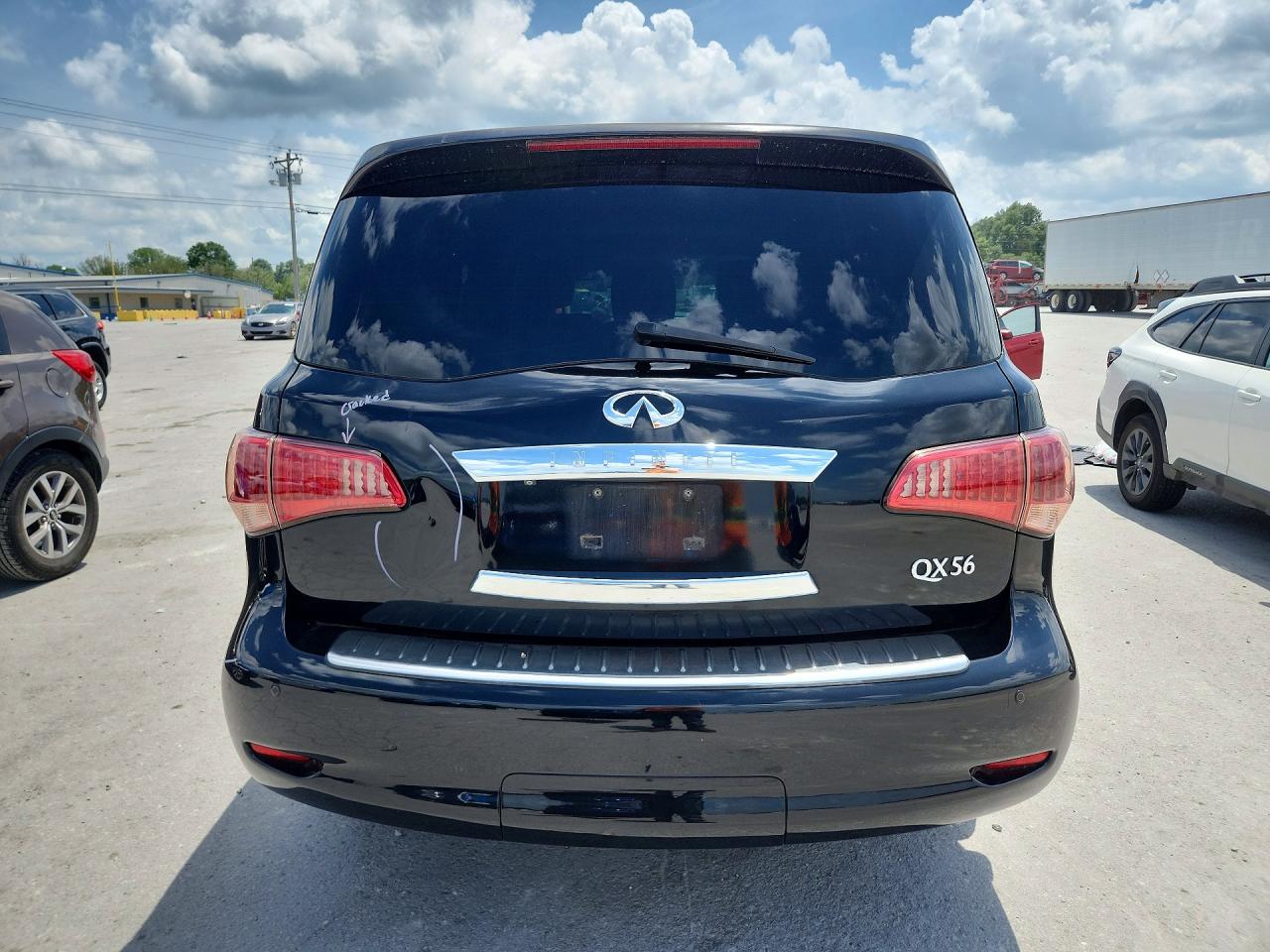 2012 Infiniti Qx56 Base Черный vin: JN8AZ2ND2C9715335