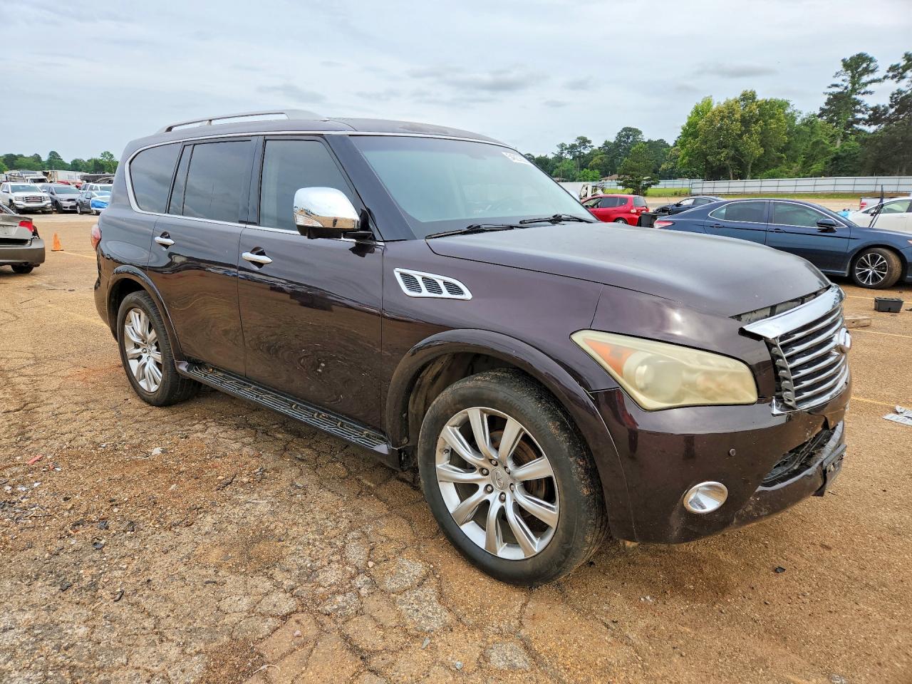 2013 Infiniti Qx56 Base Purple vin: JN8AZ2ND2D9730273