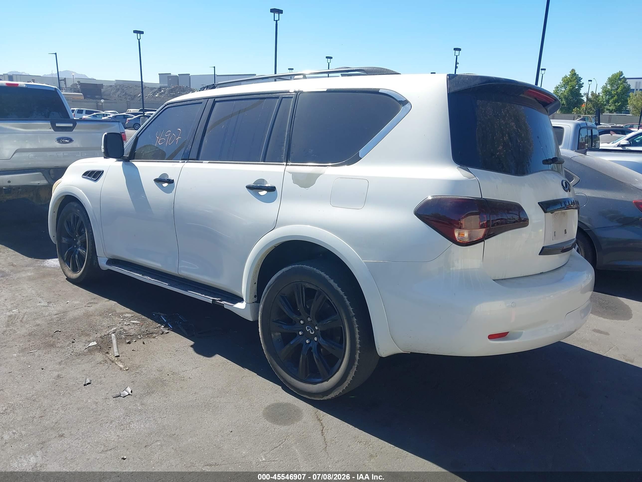 2011 Infiniti Qx56   White vin: JN8AZ2ND3B9701913