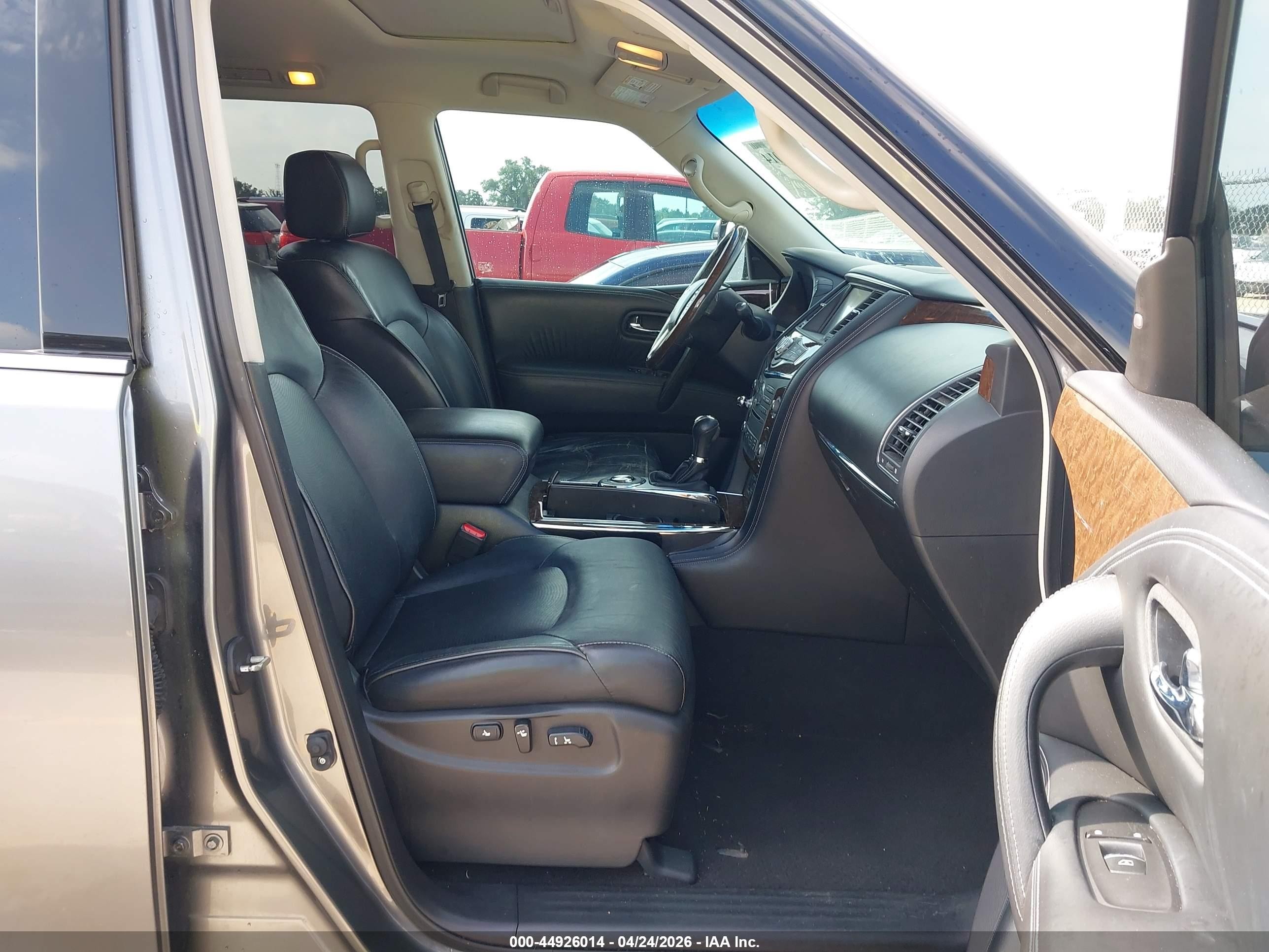 2015 Infiniti Qx80   Gray vin: JN8AZ2ND3F9770381