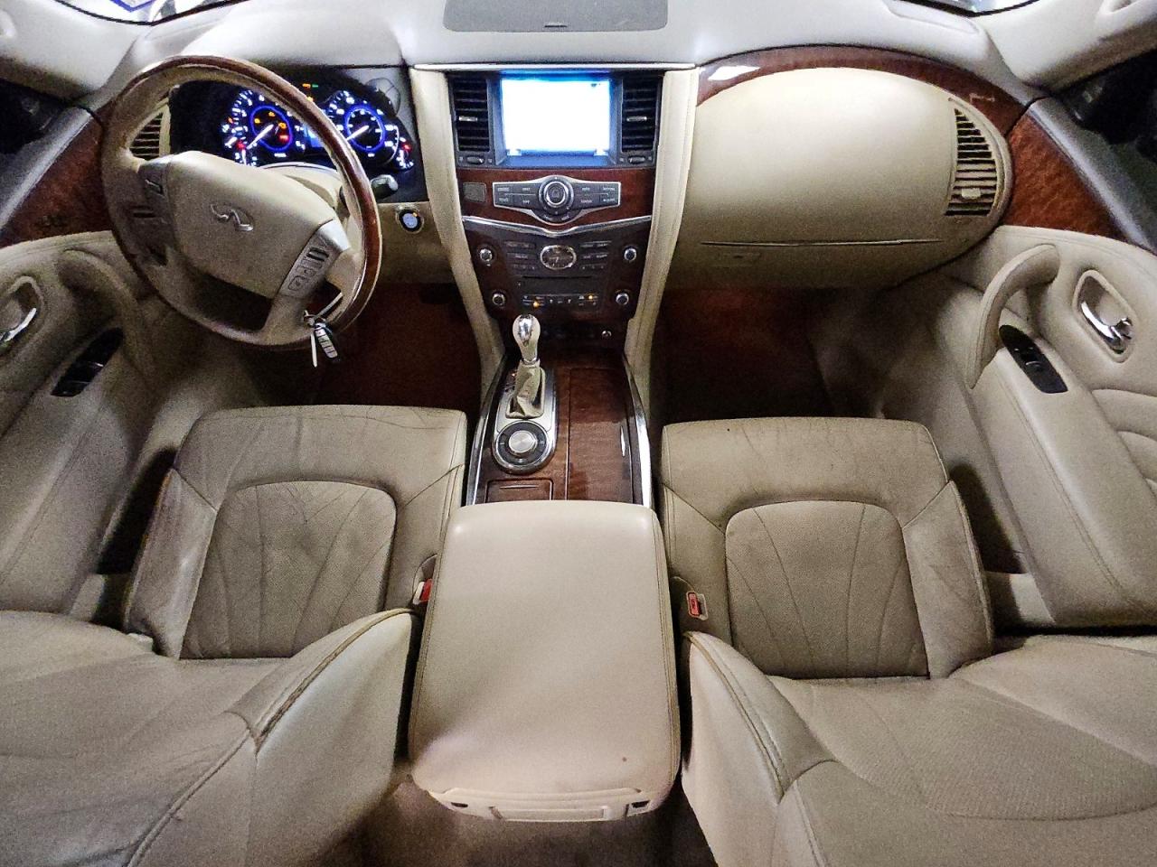 2015 Infiniti Qx80 Base Blue vin: JN8AZ2ND3F9770607