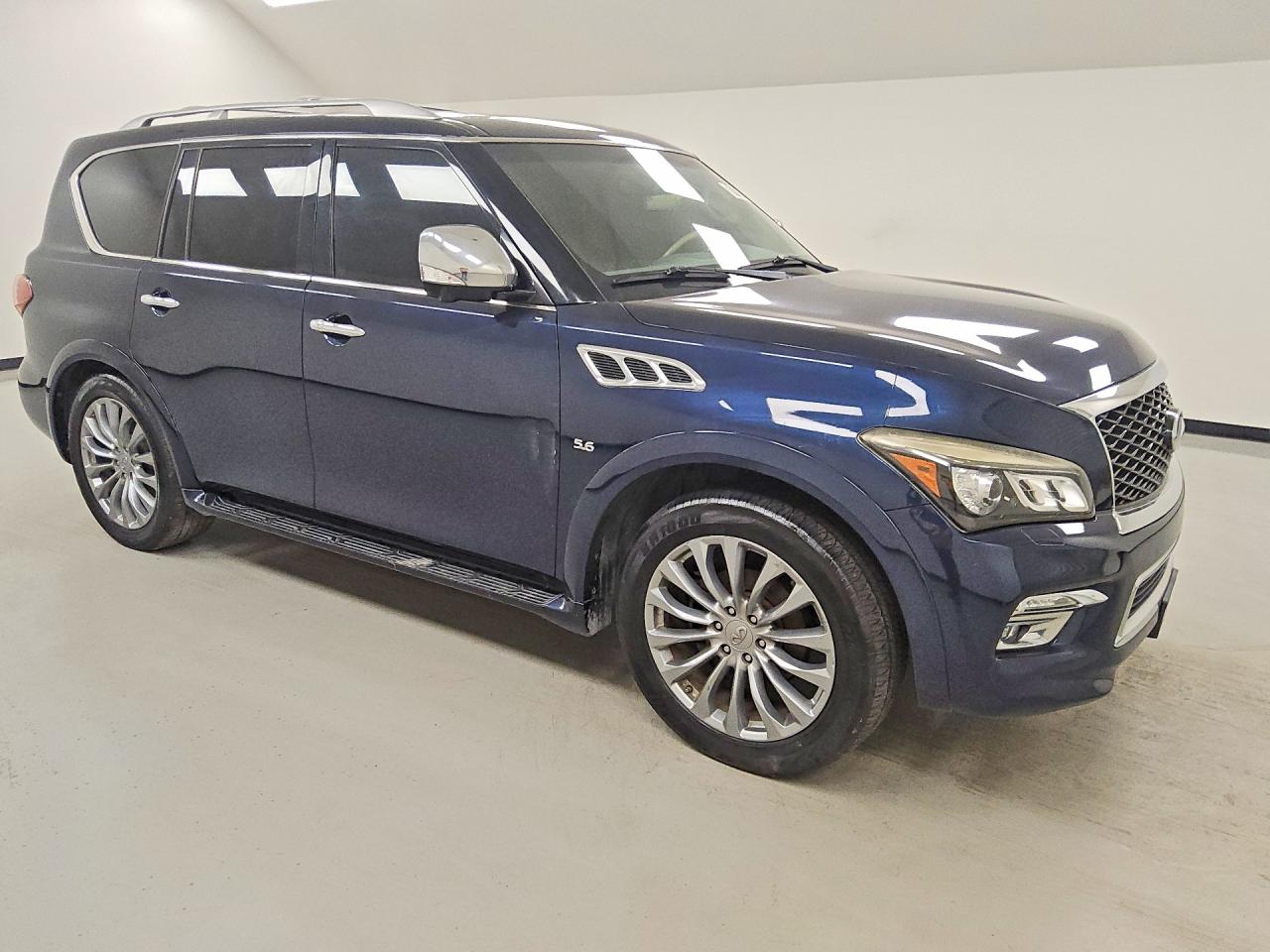 2015 Infiniti Qx80 Base Blue vin: JN8AZ2ND3F9770607