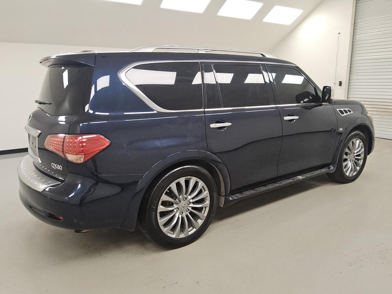 2015 Infiniti Qx80 Base Blue vin: JN8AZ2ND3F9770607 Damage: Right Front Door, Dent(S) W/No Paint Dmg, > 12 Inches