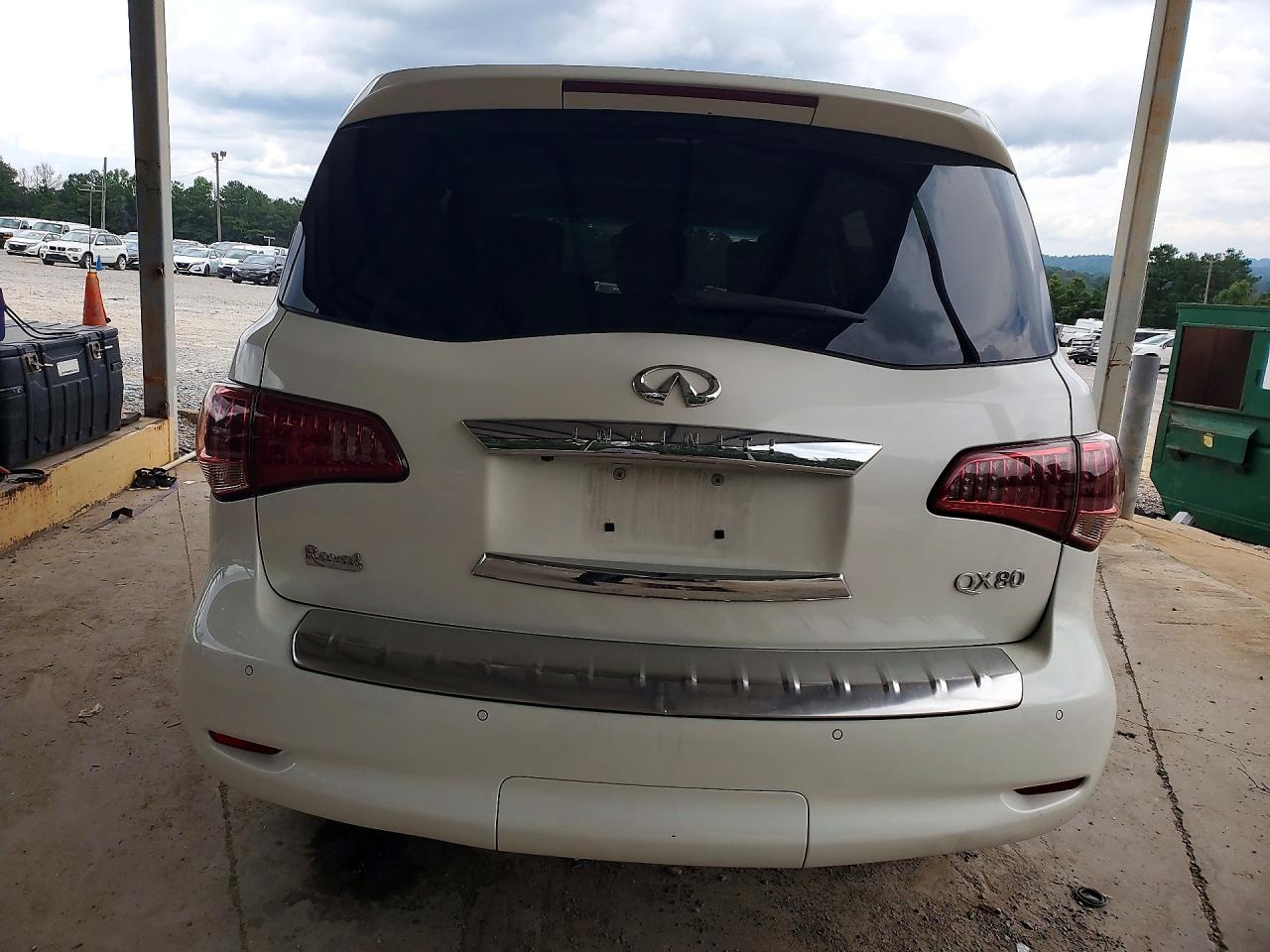 2016 Infiniti Qx80 Base White vin: JN8AZ2ND3G9800769