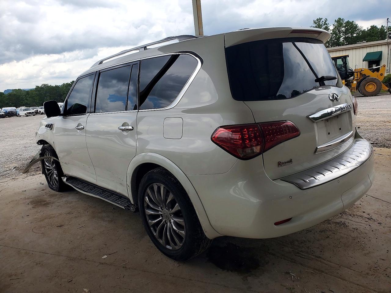 2016 Infiniti Qx80 Base White vin: JN8AZ2ND3G9800769