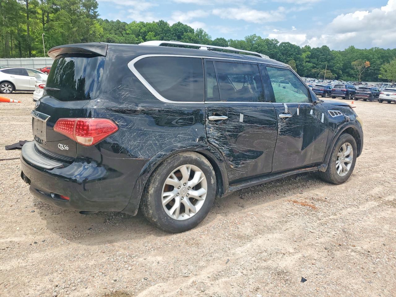 2012 Infiniti Qx56 Base Black vin: JN8AZ2ND4C9715949