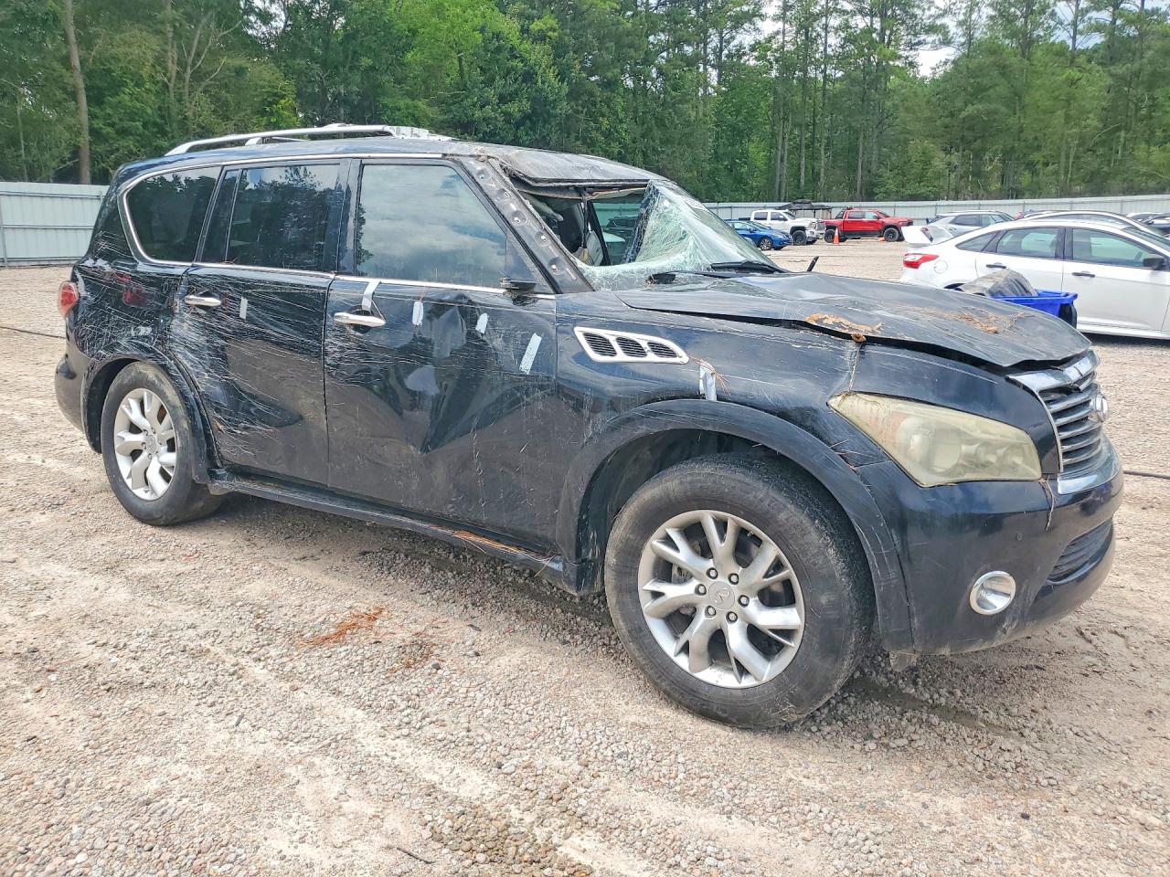 2012 Infiniti Qx56 Base Black vin: JN8AZ2ND4C9715949