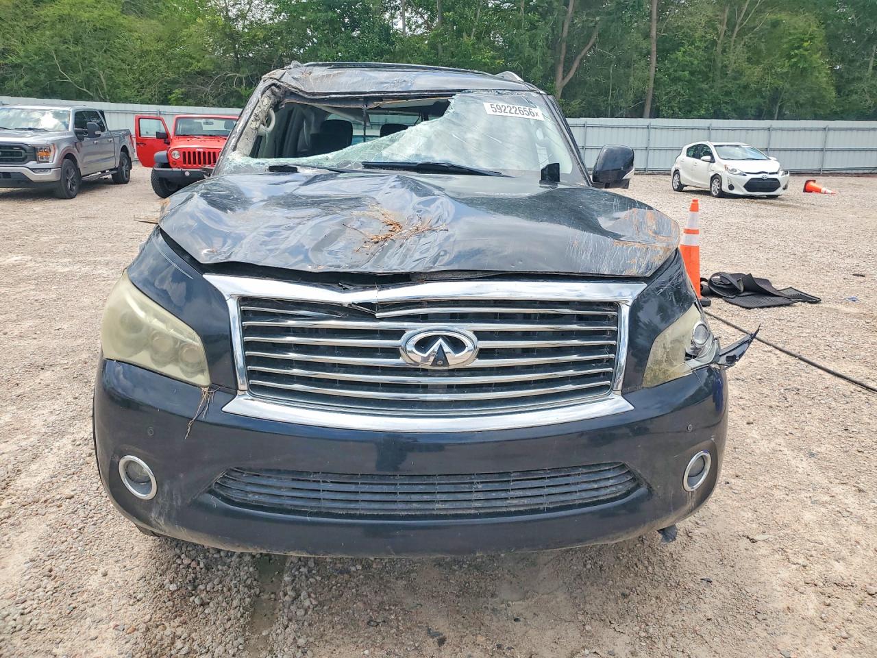 2012 Infiniti Qx56 Base Black vin: JN8AZ2ND4C9715949