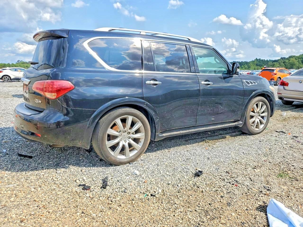 2012 Infiniti Qx56 Base Black vin: JN8AZ2ND5C9715328