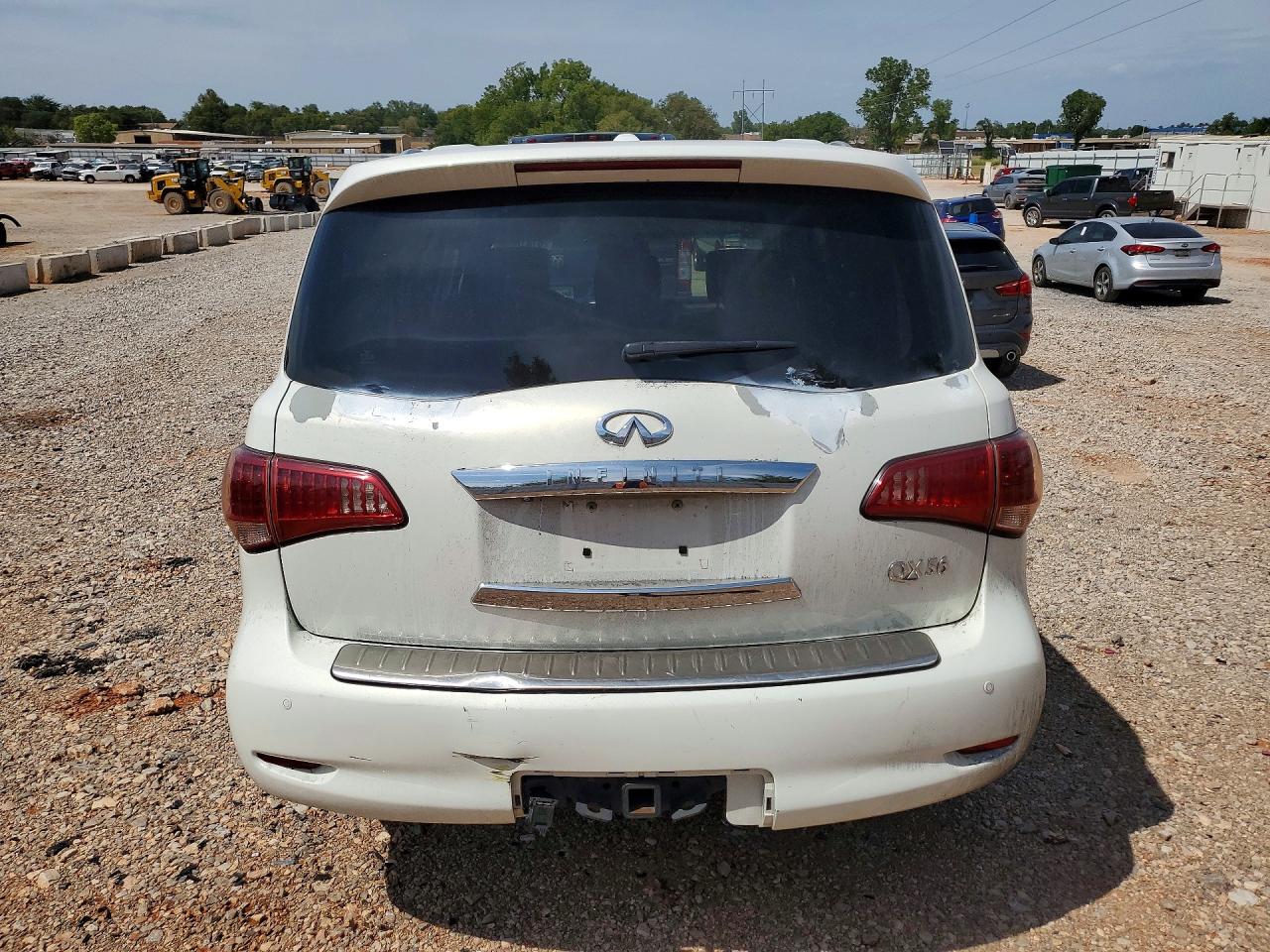 2012 Infiniti Qx56 Base White vin: JN8AZ2ND5C9716690