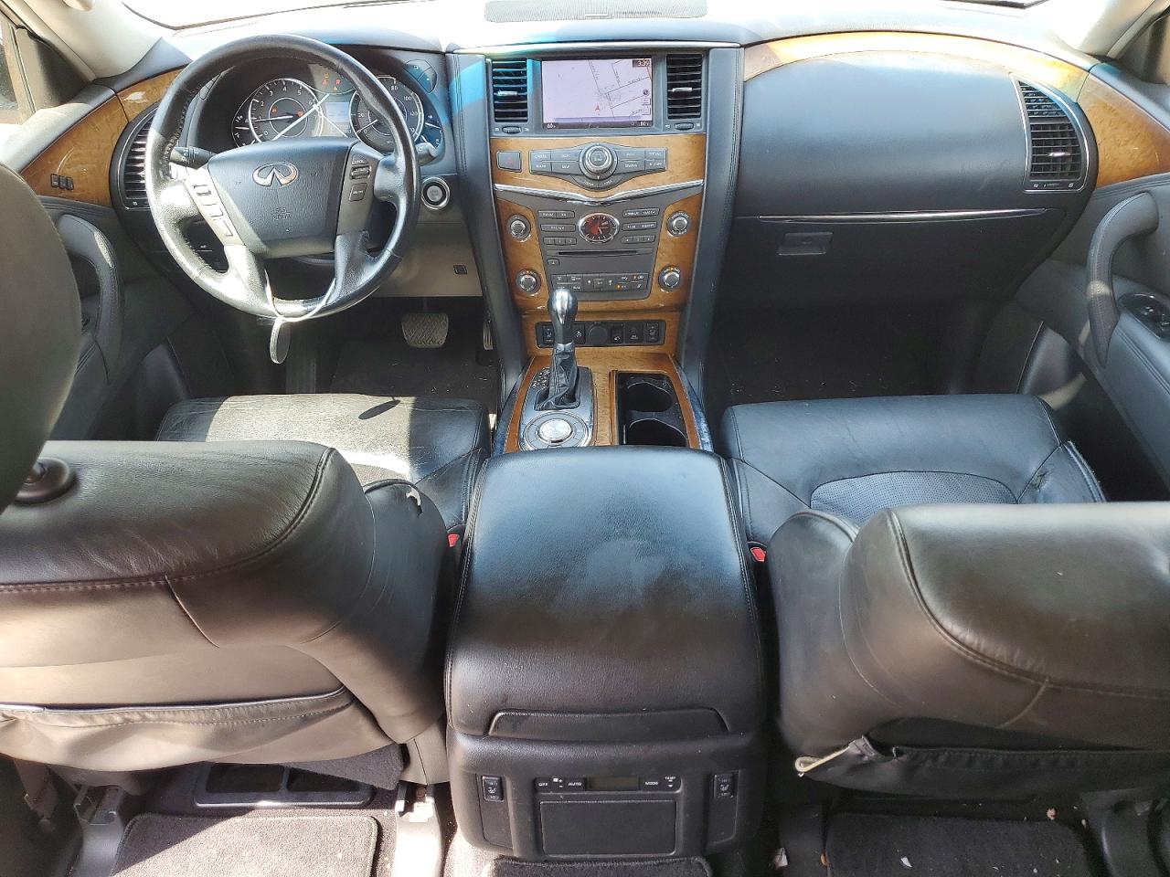 2012 Infiniti Qx56 Base White vin: JN8AZ2ND5C9716690