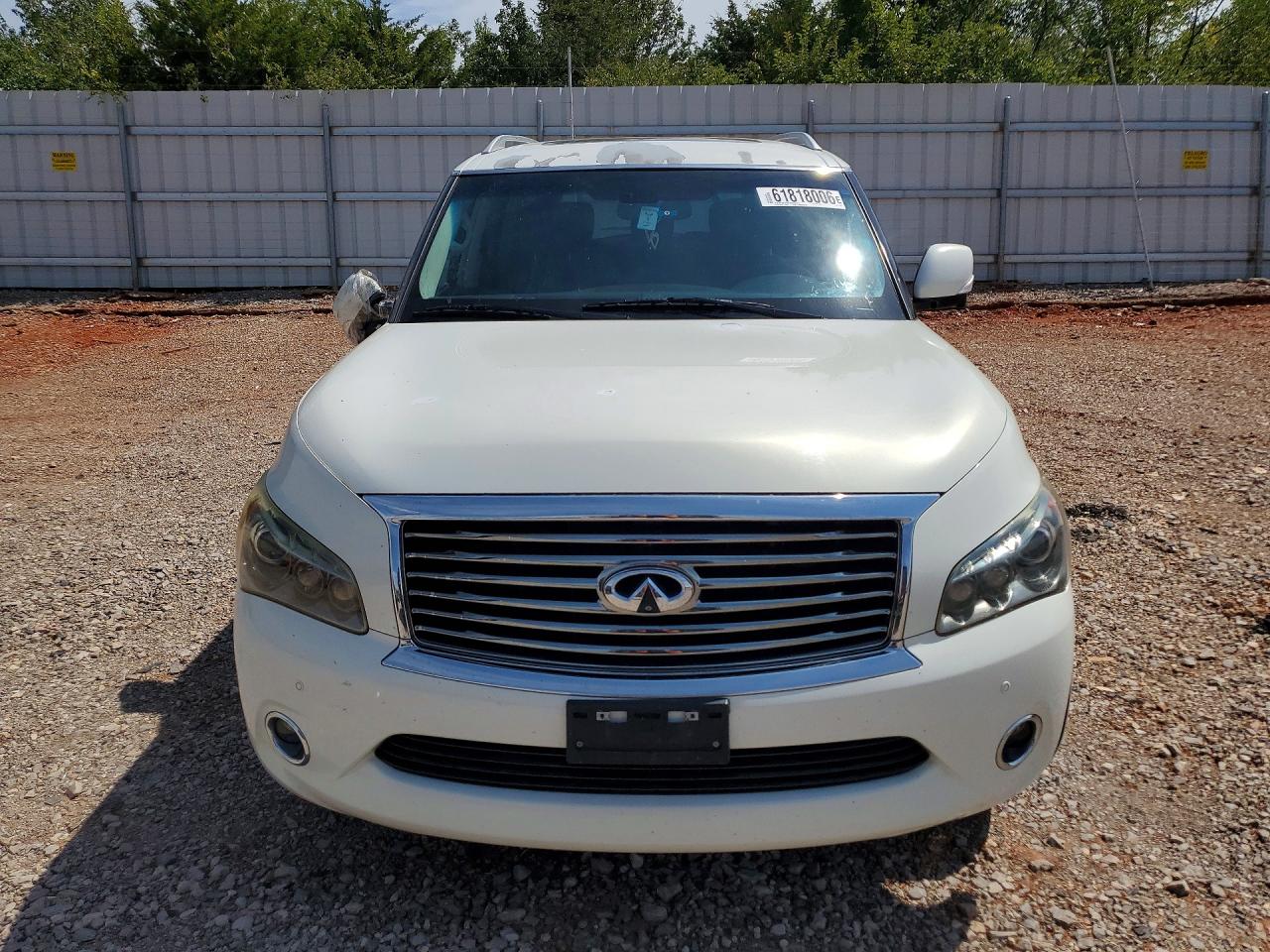 2012 Infiniti Qx56 Base White vin: JN8AZ2ND5C9716690